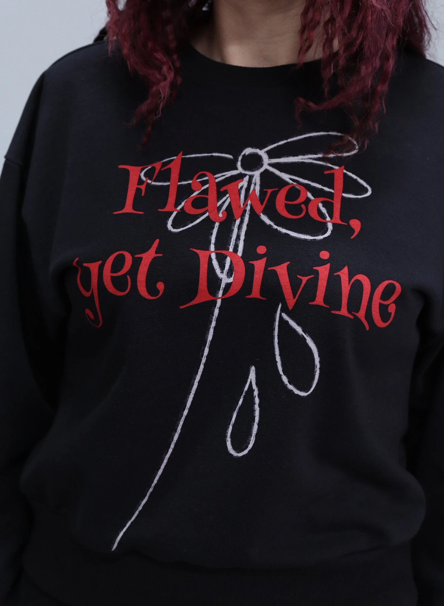 BLUZA FEMEI CROP FLAWED YET DIVINE BDP2 -BD02