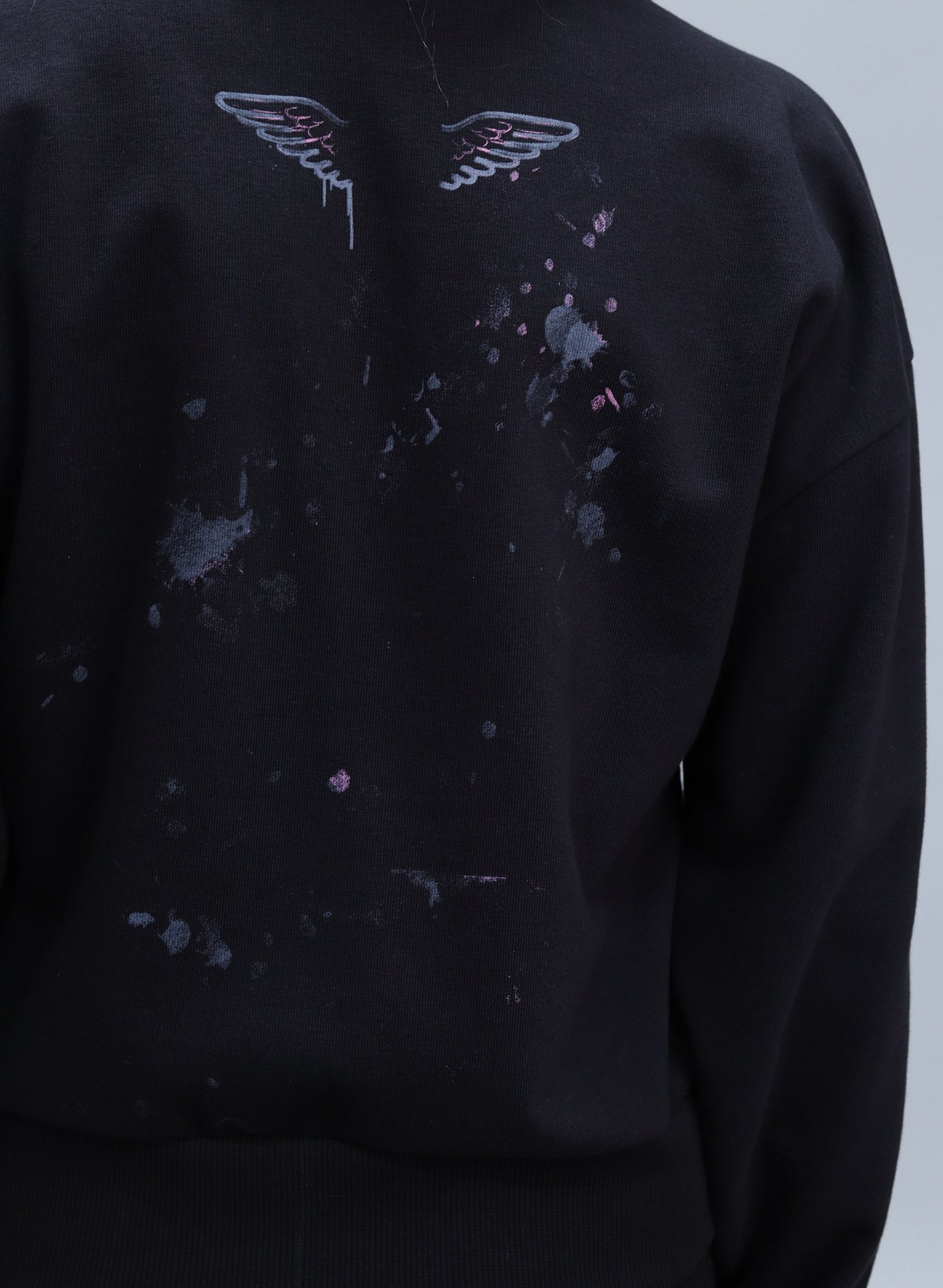 BLUZA NEAGRA LOVE ANGELS BDP2-BD02