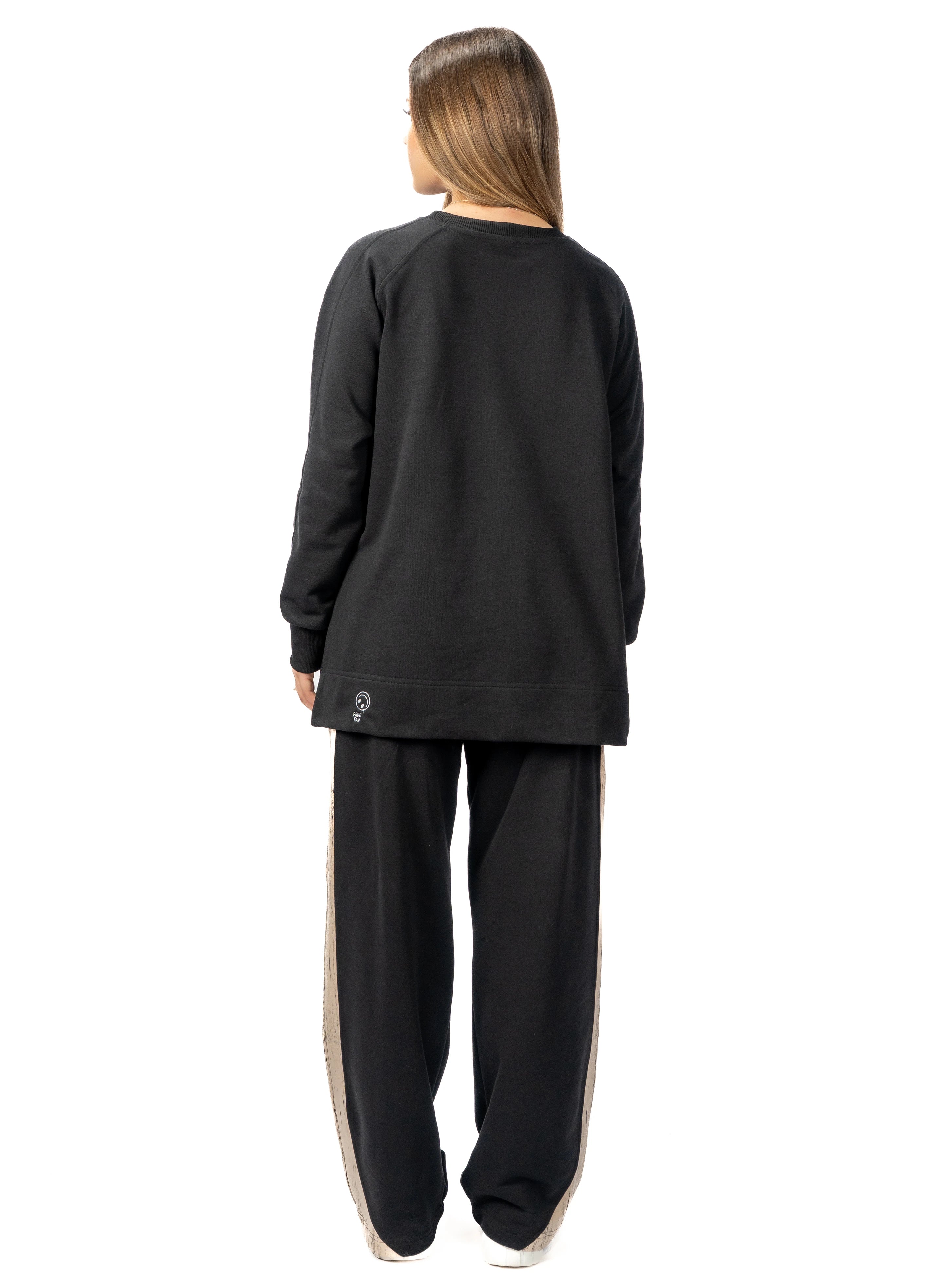 BLUZA NEAGRA DESIRE SPLITSIDES BD03