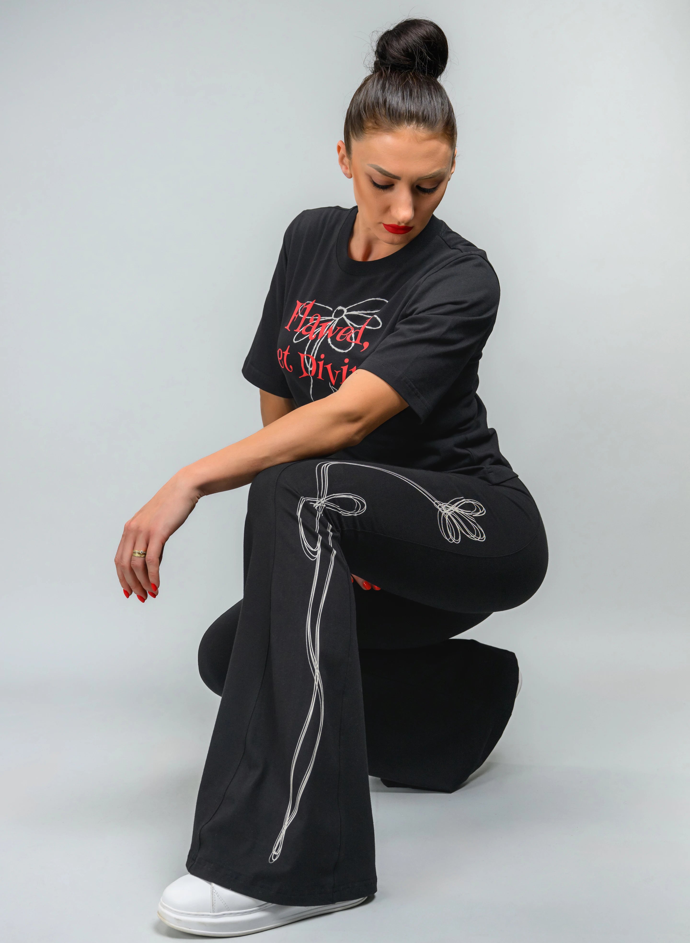 COLANTI EVAZATI DAMA CU IMPRIMEU FLOW ART CP2 - CD01