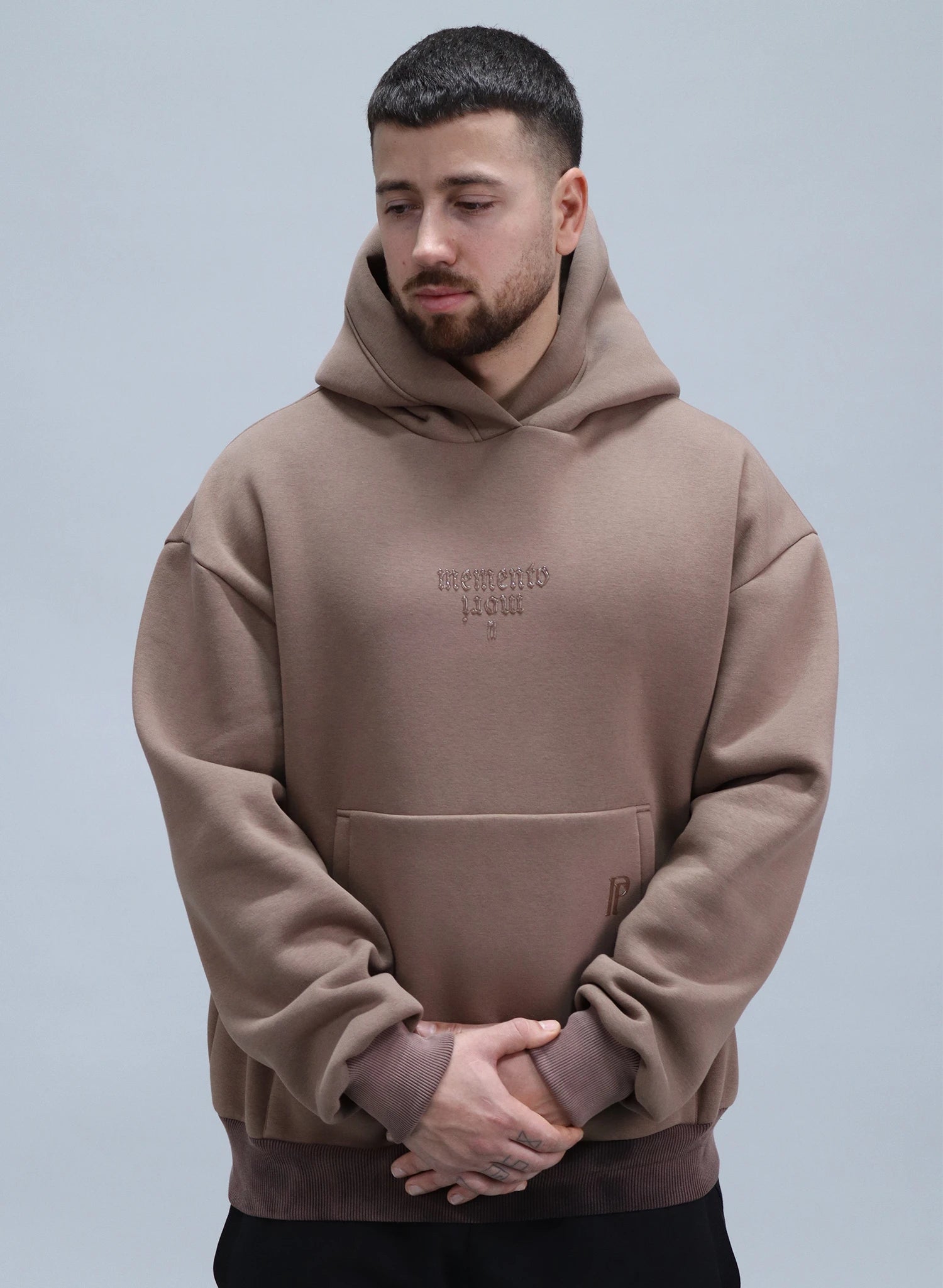 HANORAC BEJ MEMENTO MORI ICE EFFECT PRINT HP5 - H01