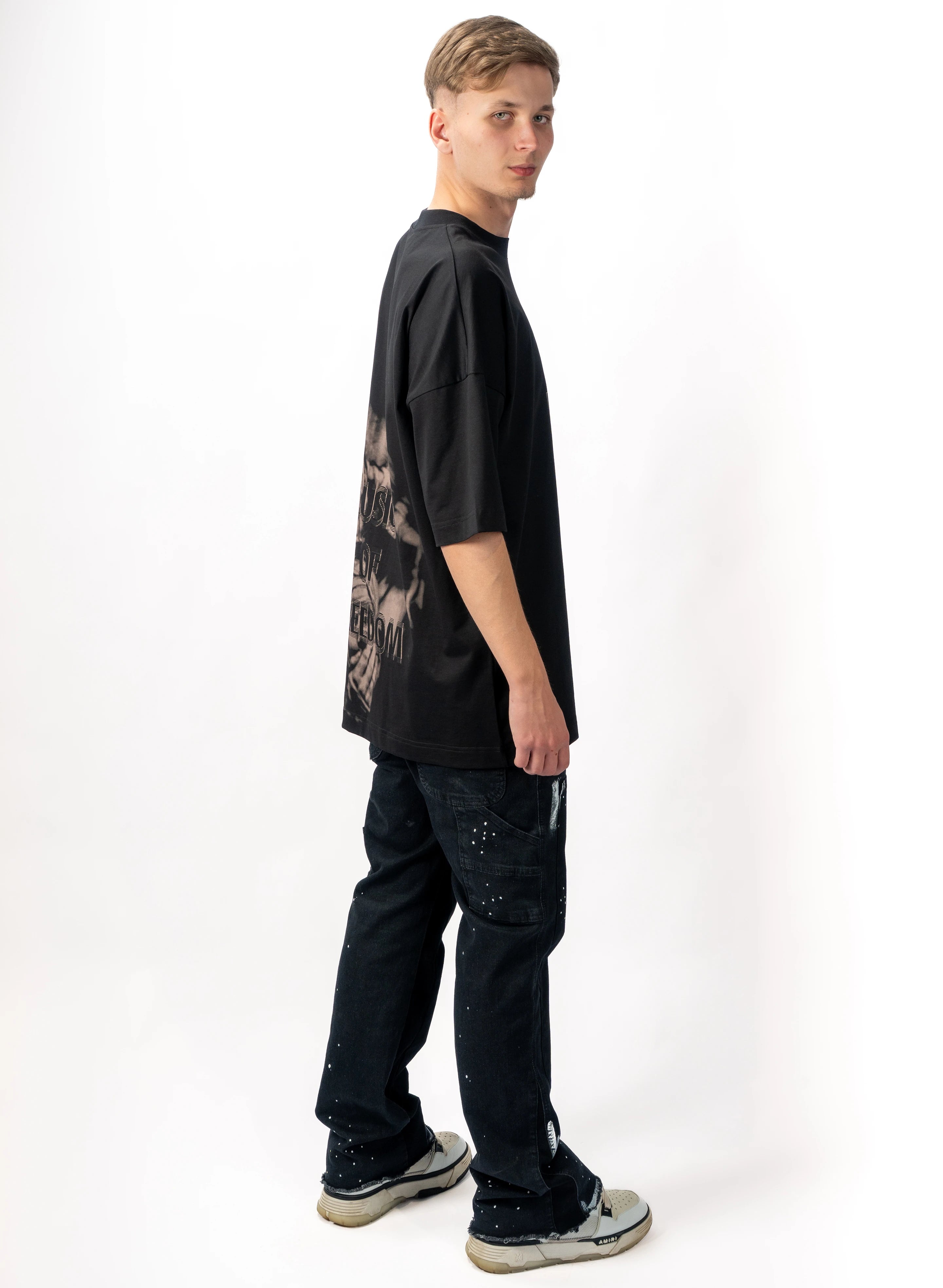 TRICOU ILLUSION OF FREEDOM OVERSIZED T010