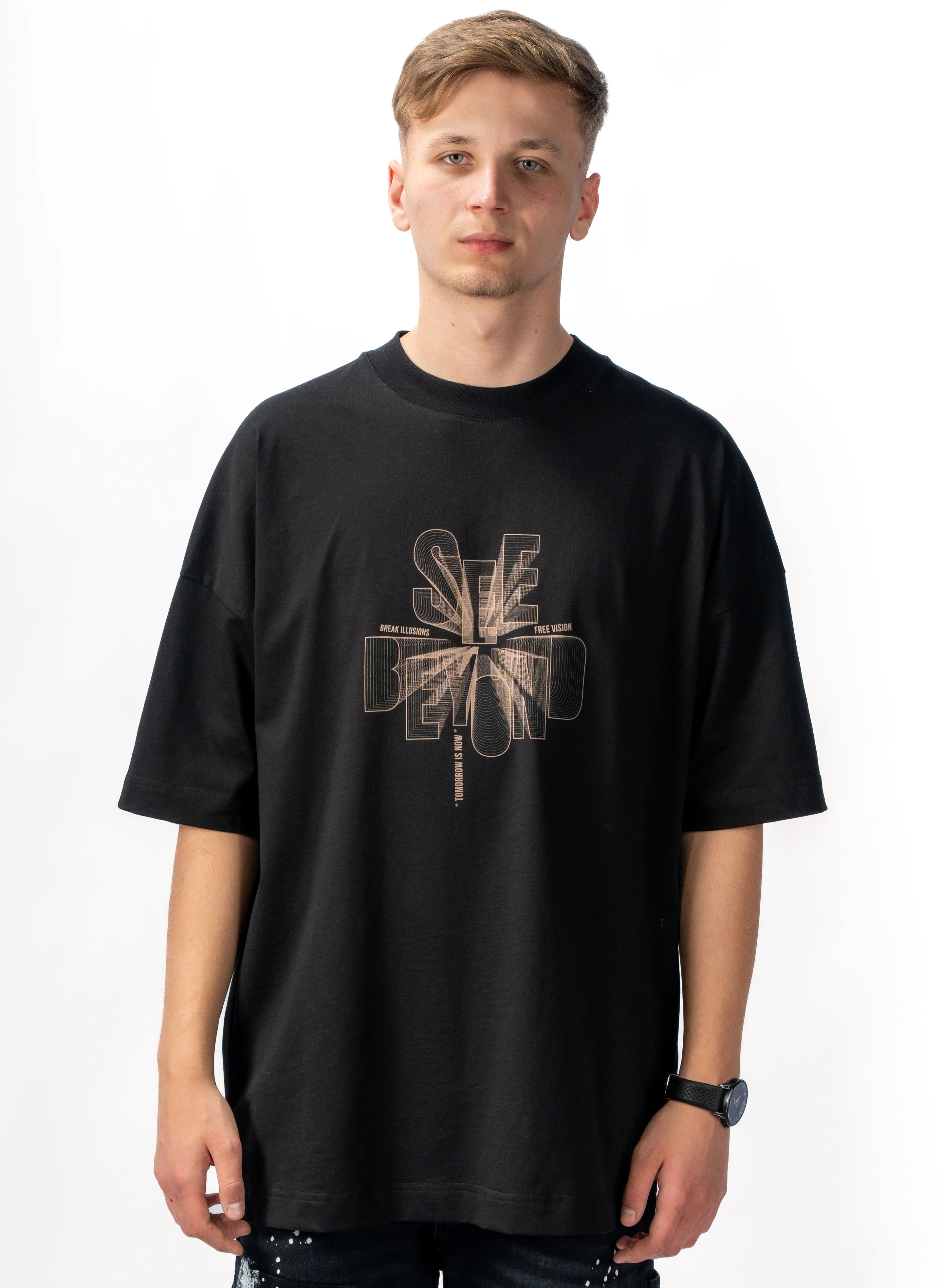 TRICOU ILLUSION OF FREEDOM OVERSIZED T010