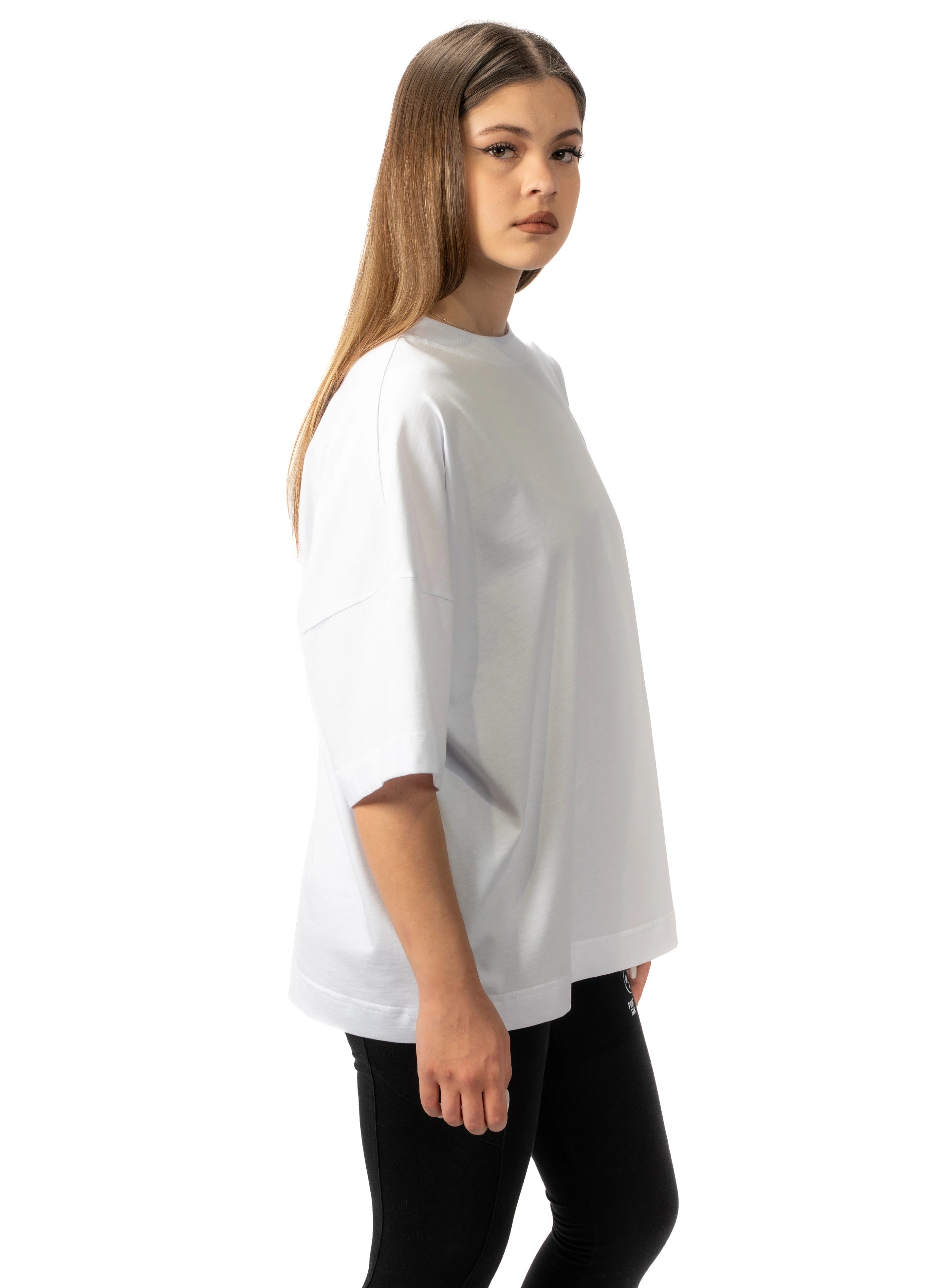 ALBĂ TRICOU SUPRADIMENSIONATĂ TD00