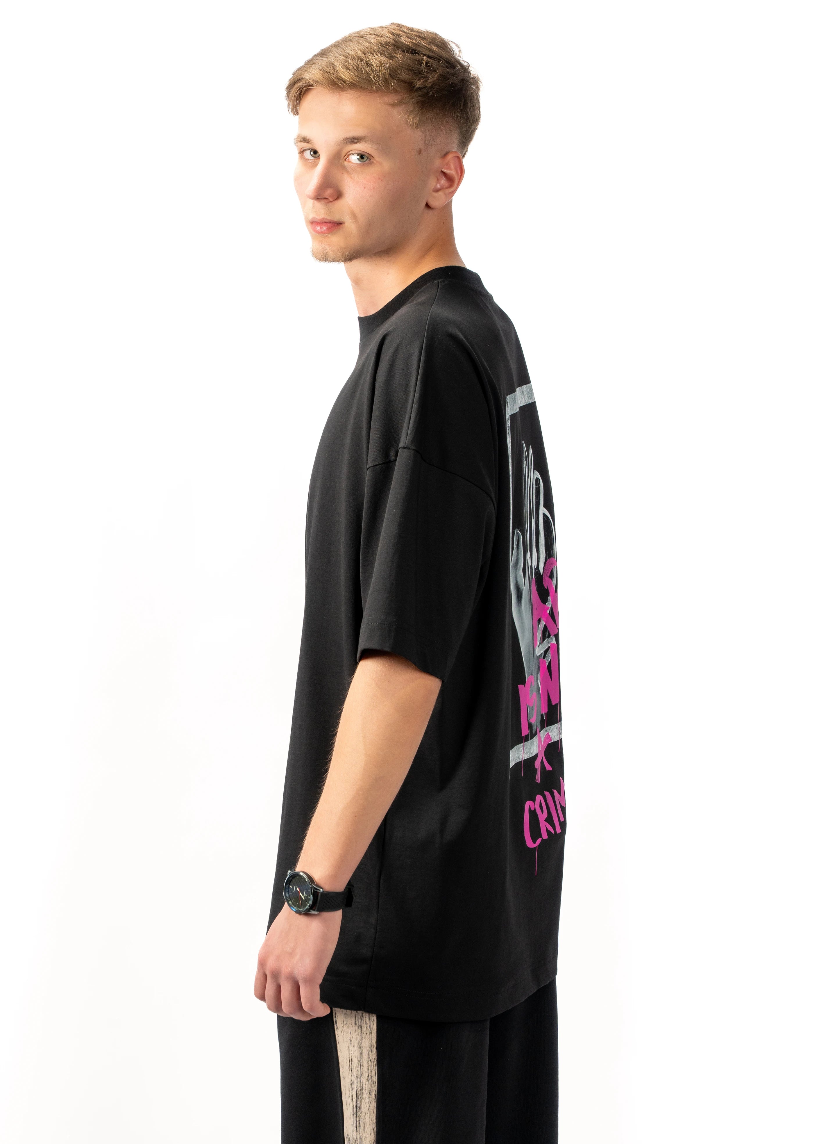 TRICOU ART IS NOT A CRIME OVERSIZED T002