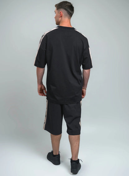 BERMUDE BARBATI CU LATERALE SKULL LINE BBP1 - B01