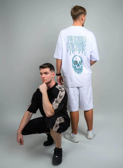 BERMUDE BARBATI CU LATERALE SKULL LINE BBP1 - B01