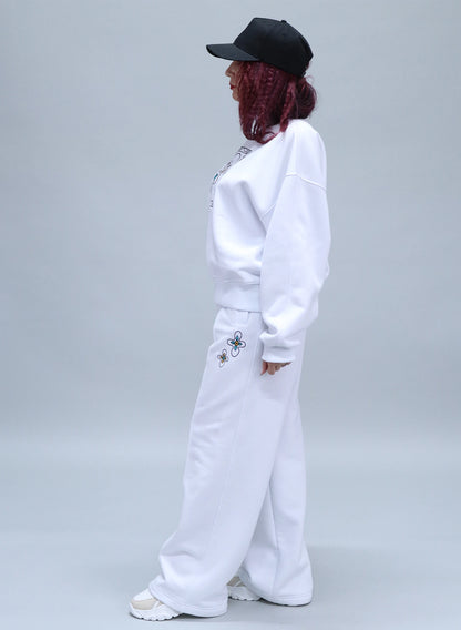 BLUZA ALBA CU BRODERIE ART FRAME EDITION BDP5 - BD02