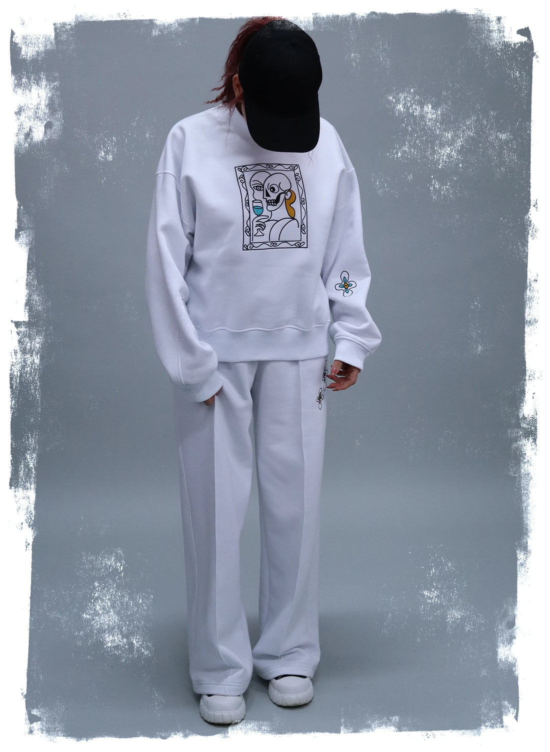 BLUZA ALBA CU BRODERIE ART FRAME EDITION BDP5 - BD02