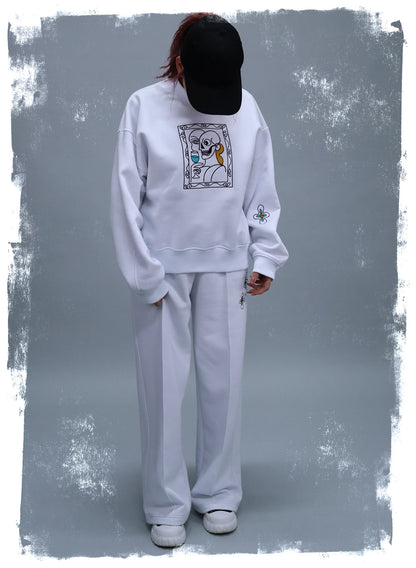 BLUZA ALBA CU BRODERIE ART FRAME EDITION BDP5 - BD02