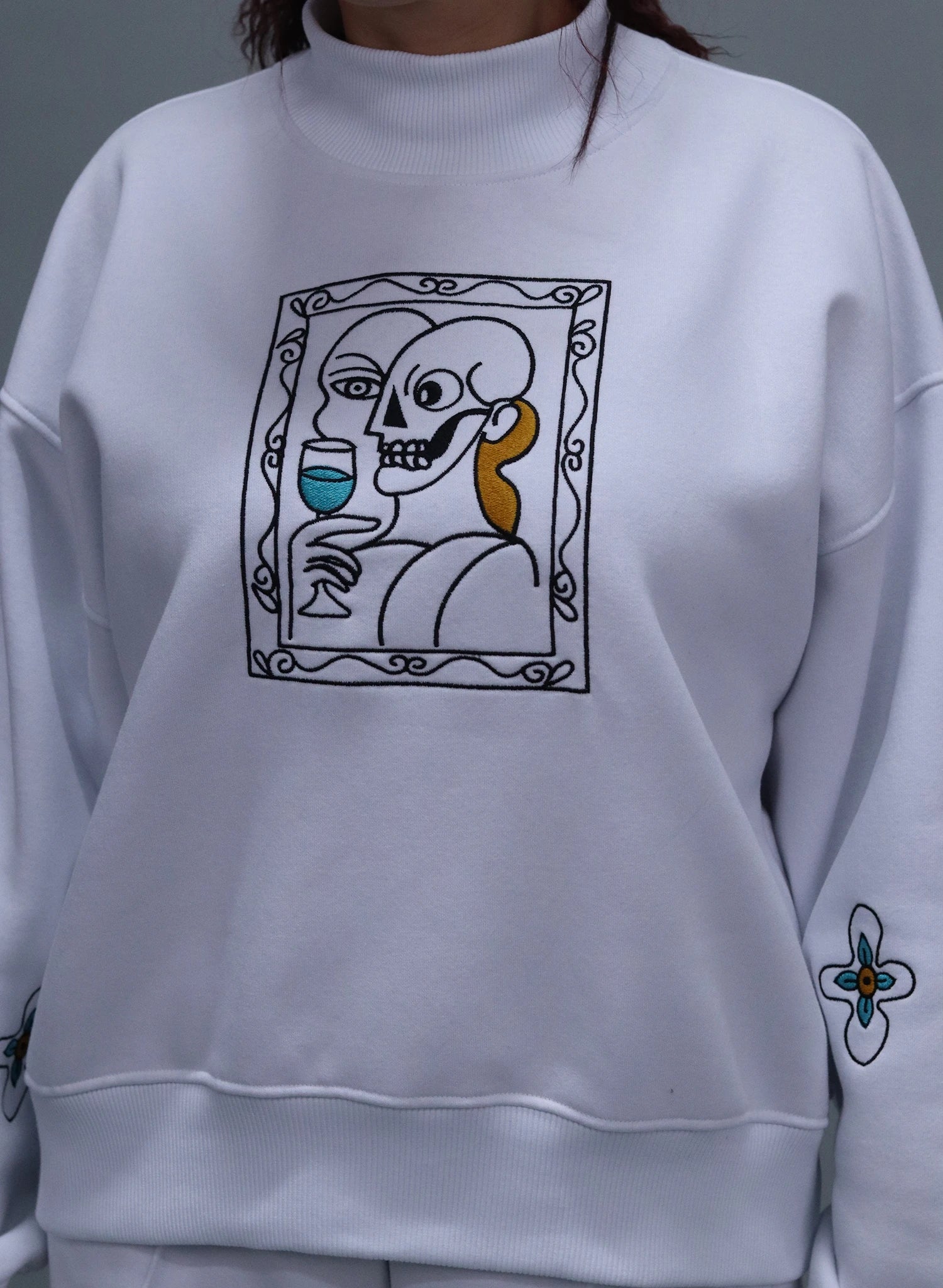 BLUZA ALBA CU BRODERIE ART FRAME EDITION BDP5 - BD02