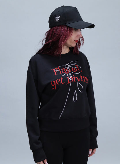 BLUZA FEMEI CROP FLAWED YET DIVINE BDP2 -BD02