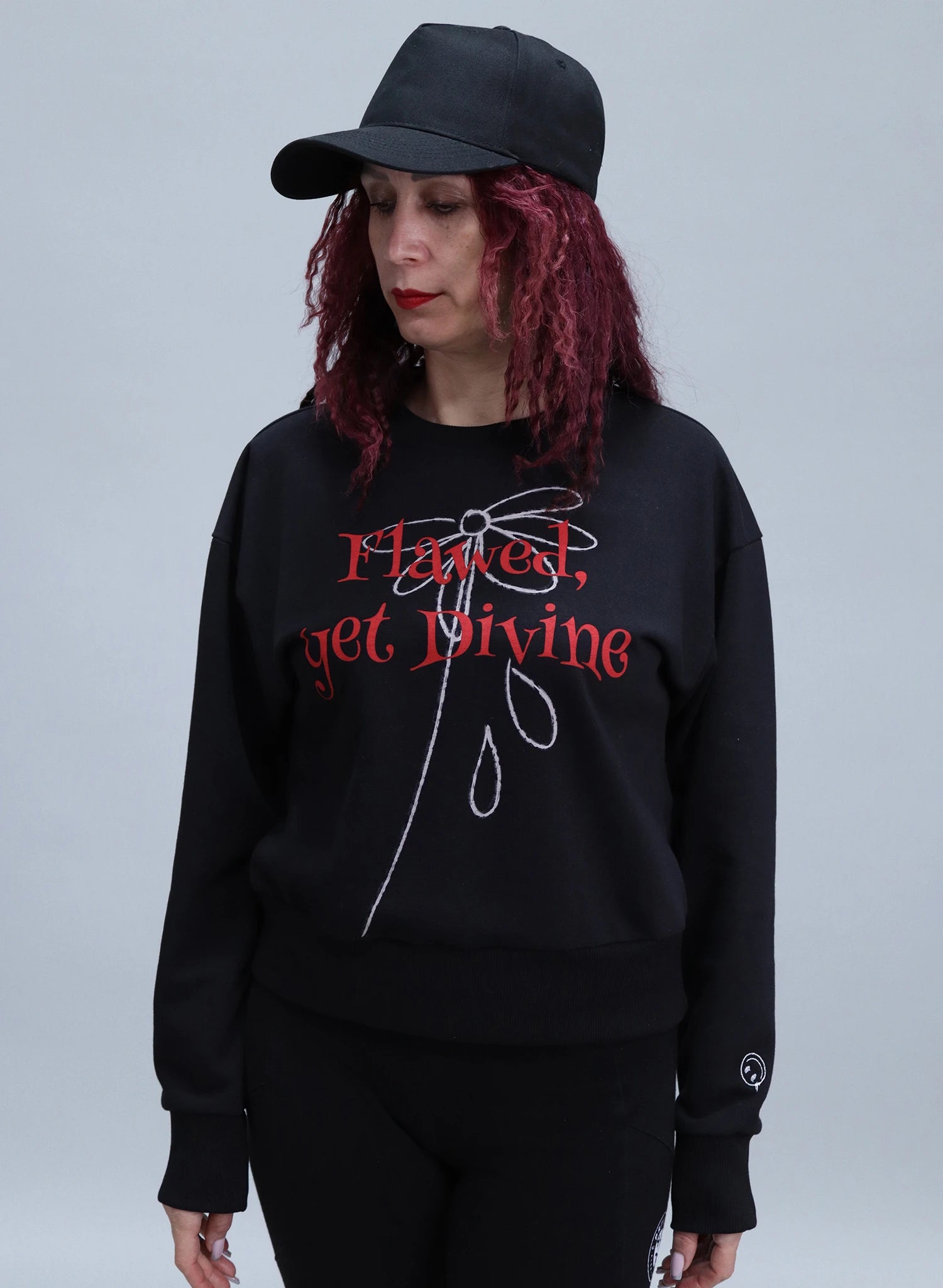 BLUZA FEMEI CROP FLAWED YET DIVINE BDP2 -BD02