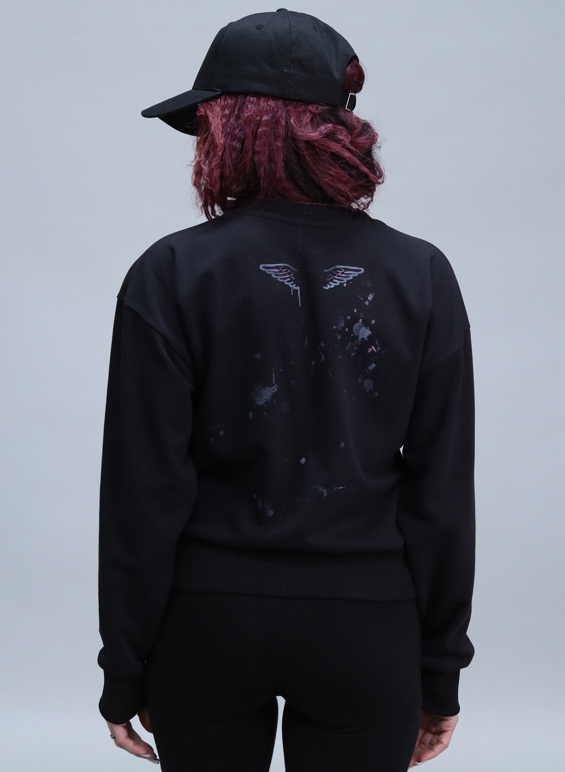 BLUZA NEAGRA LOVE ANGELS BDP2-BD02