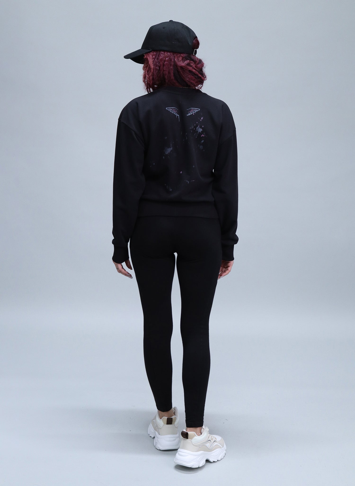 BLUZA NEAGRA LOVE ANGELS BDP2-BD02