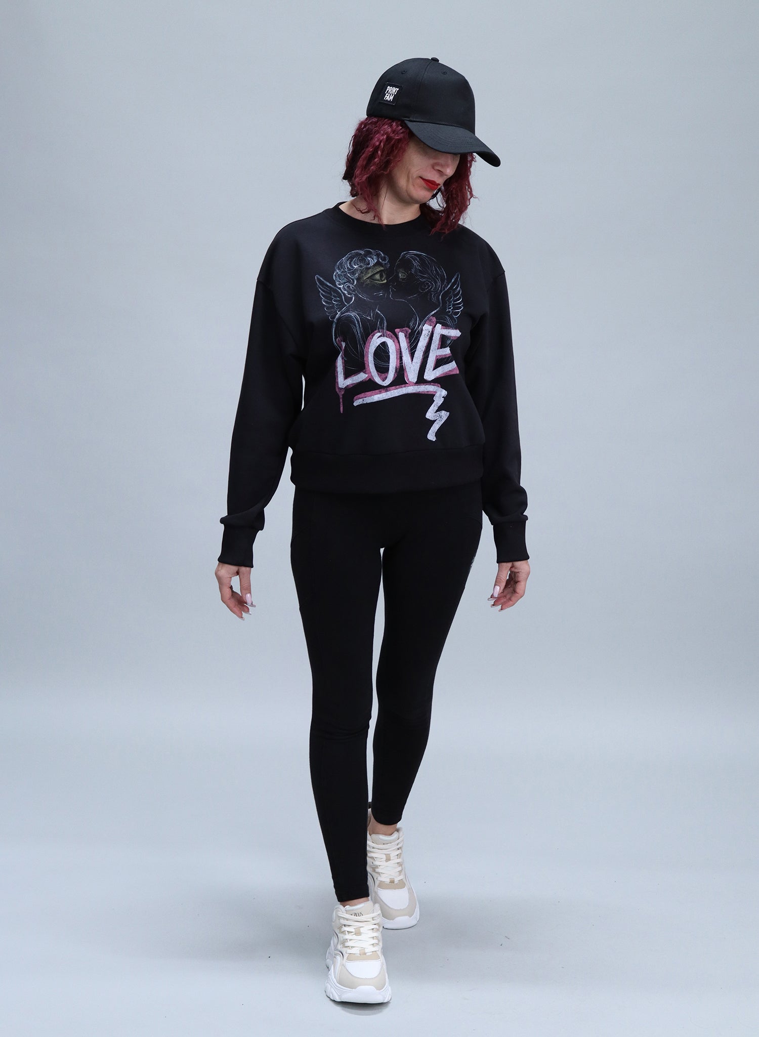 BLUZA NEAGRA LOVE ANGELS BDP2-BD02