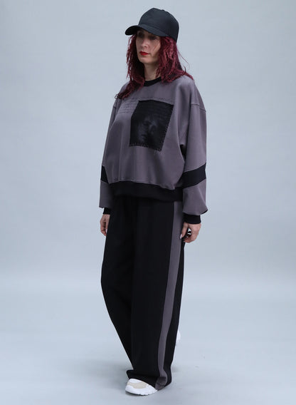 BLUZA SILENT PORTRAIT CU PATCH RAW BDP4 - BD01