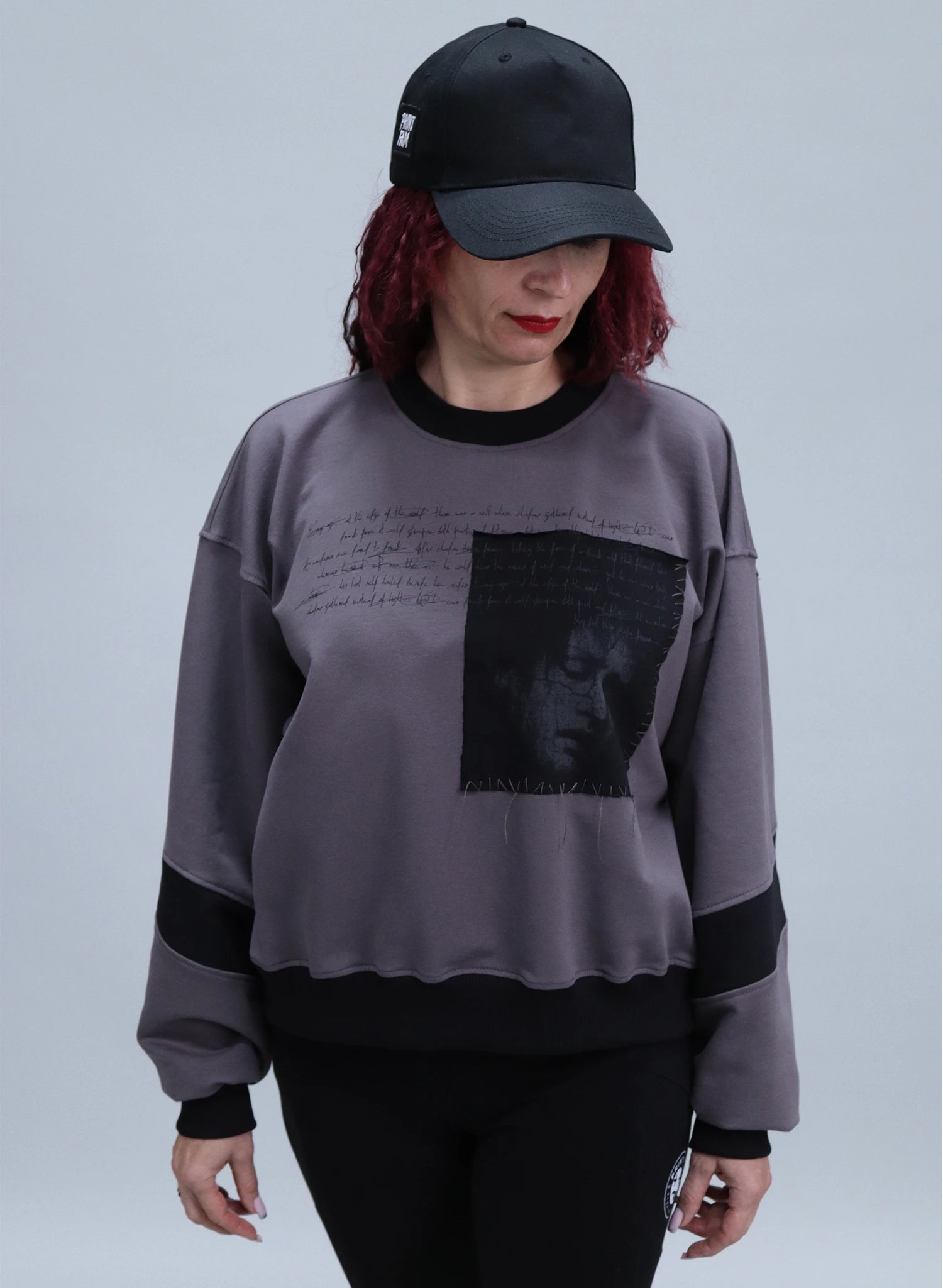 BLUZA SILENT PORTRAIT CU PATCH RAW BDP4 - BD01