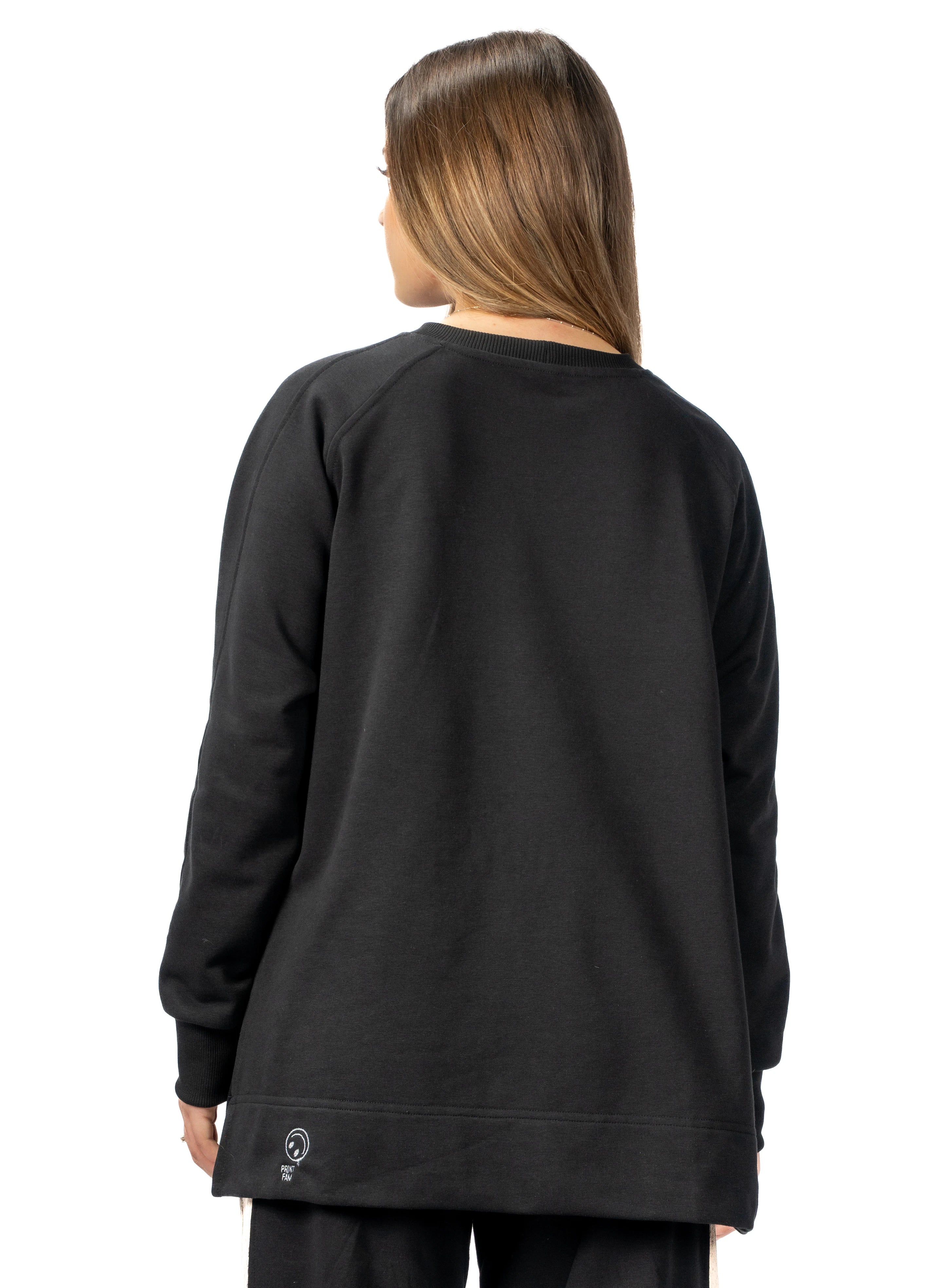 BLUZA NEAGRA DESIRE SPLITSIDES BD03