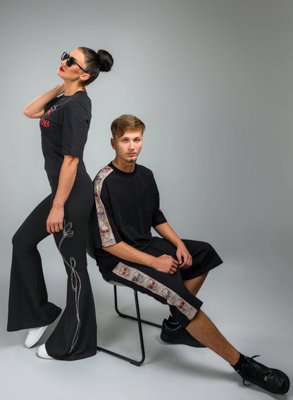 COLANTI EVAZATI DAMA CU IMPRIMEU FLOW ART CP2 - CD01