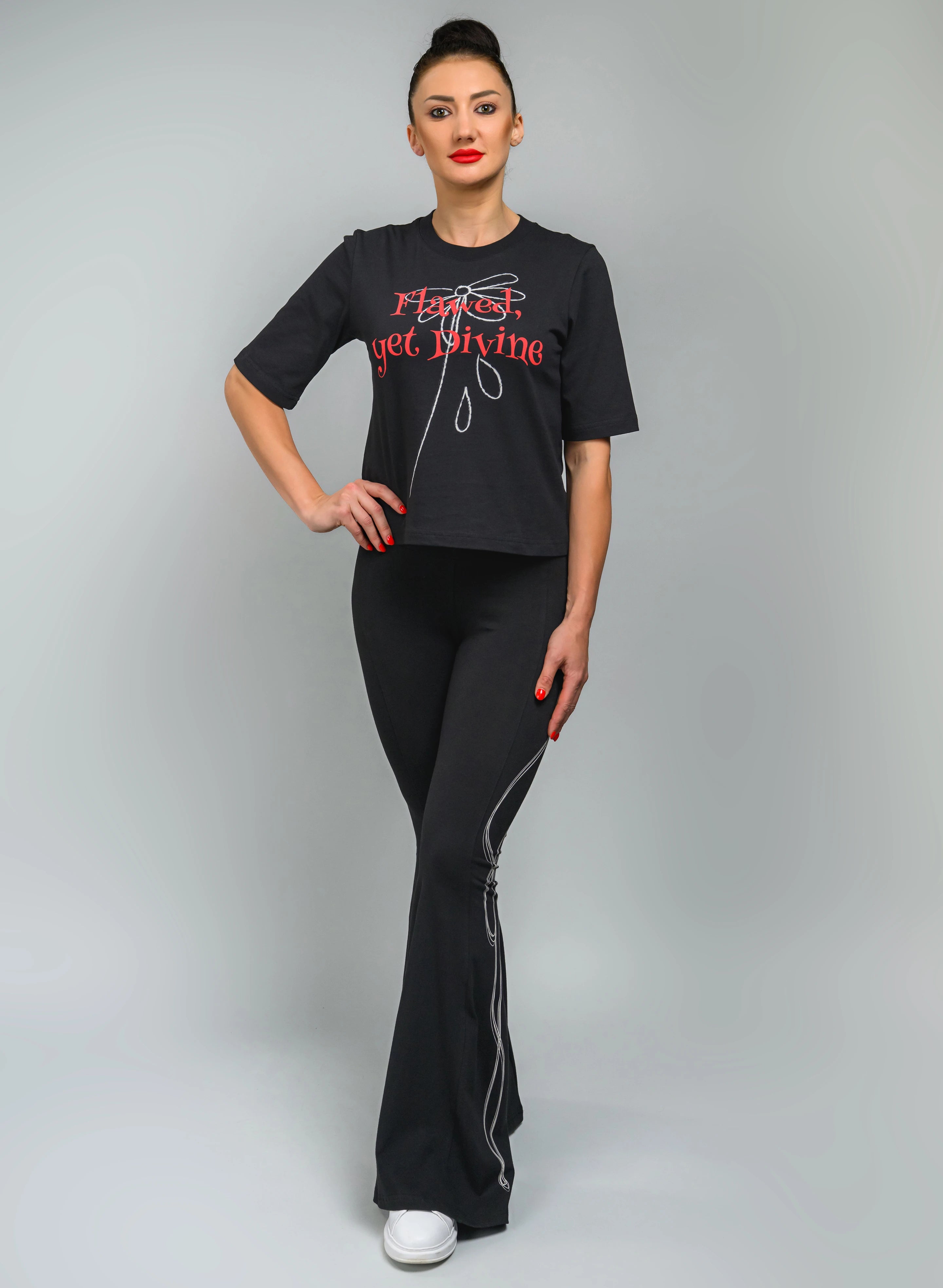 COLANTI EVAZATI DAMA CU IMPRIMEU FLOW ART CP2 - CD01