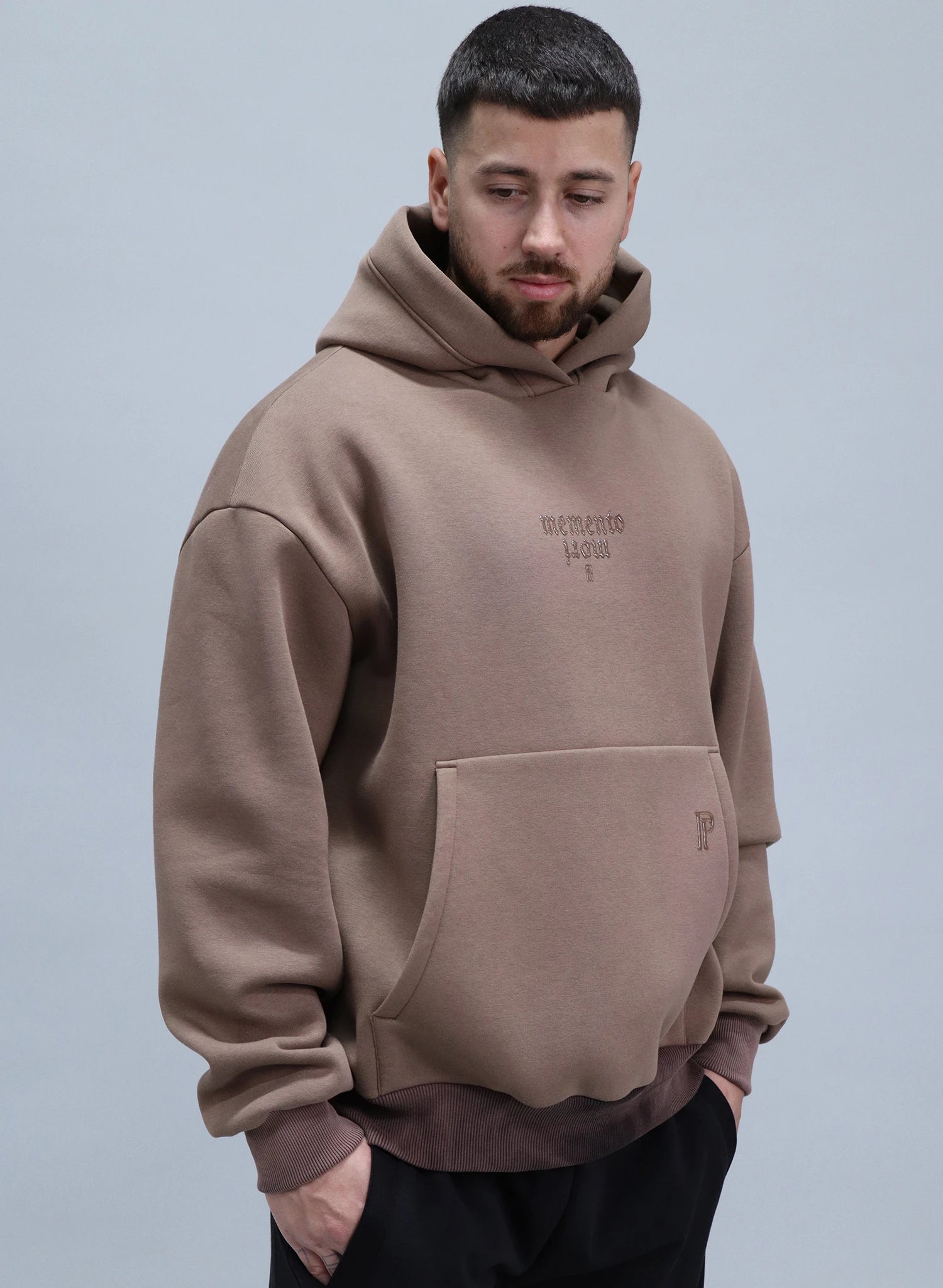 HANORAC BEJ MEMENTO MORI ICE EFFECT PRINT HP5 - H01