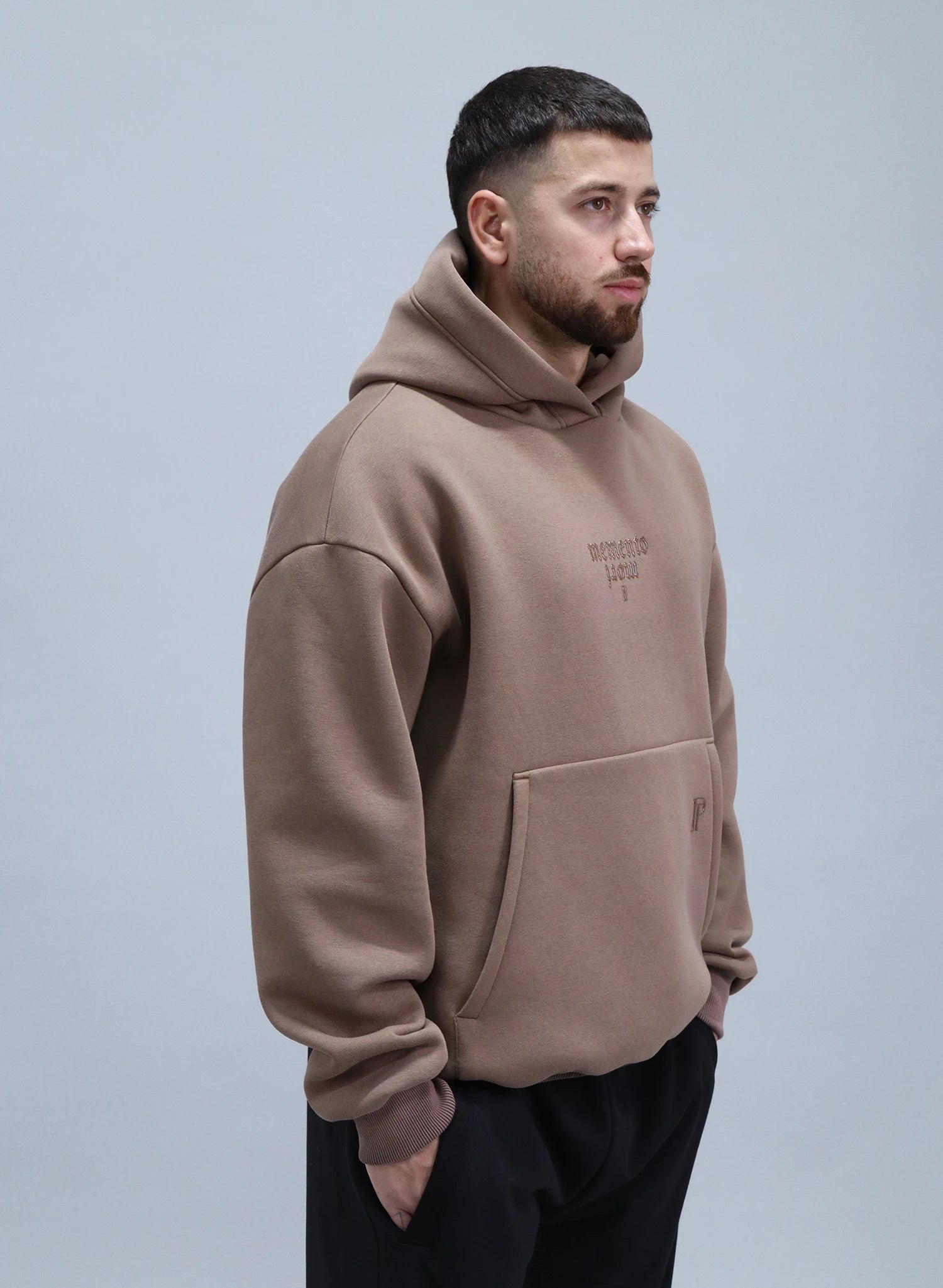 HANORAC BEJ MEMENTO MORI ICE EFFECT PRINT HP5 - H01