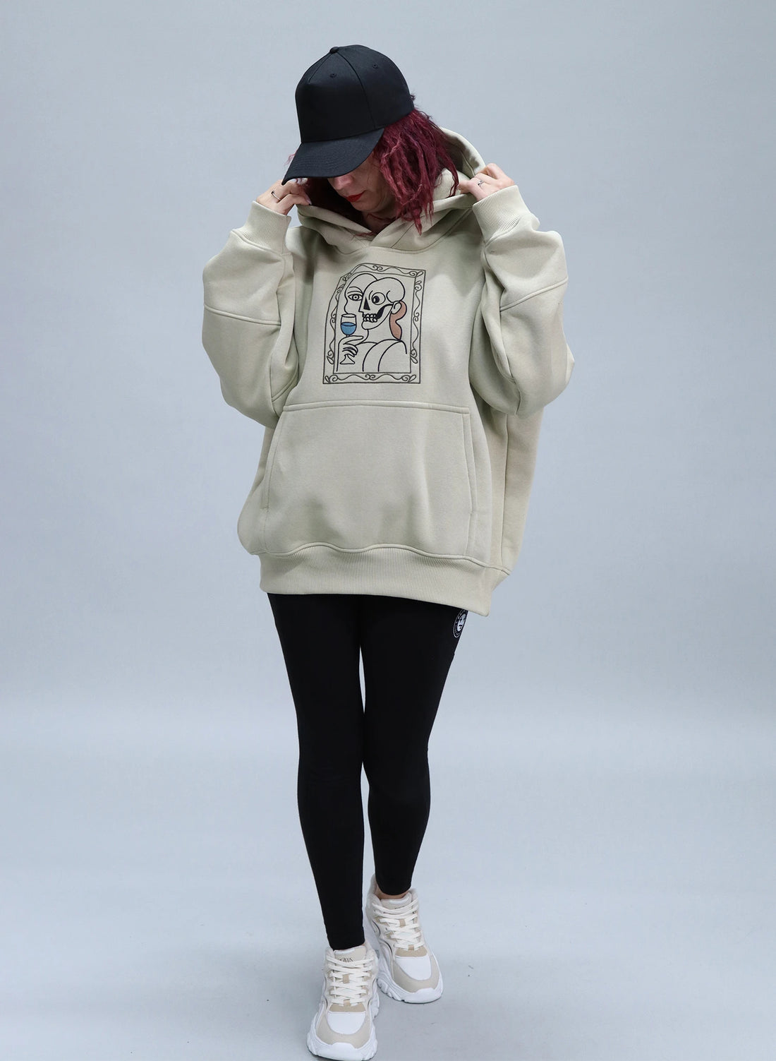 HANORAC BEJ SALVIE CU BRODERIE ART FRAME HDP5 - HD02