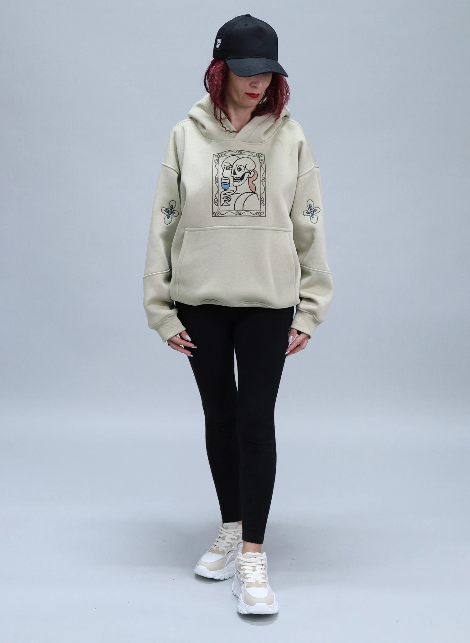 HANORAC BEJ SALVIE CU BRODERIE ART FRAME HDP5 - HD02