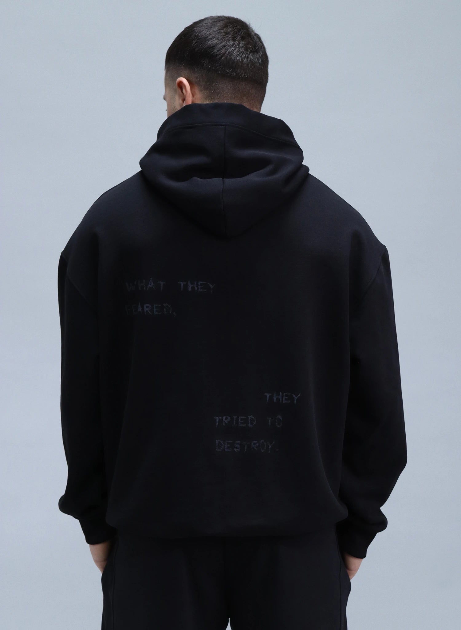 HANORAC NEGRU MYTHOLOGY OVERSIZED HP1 - H02