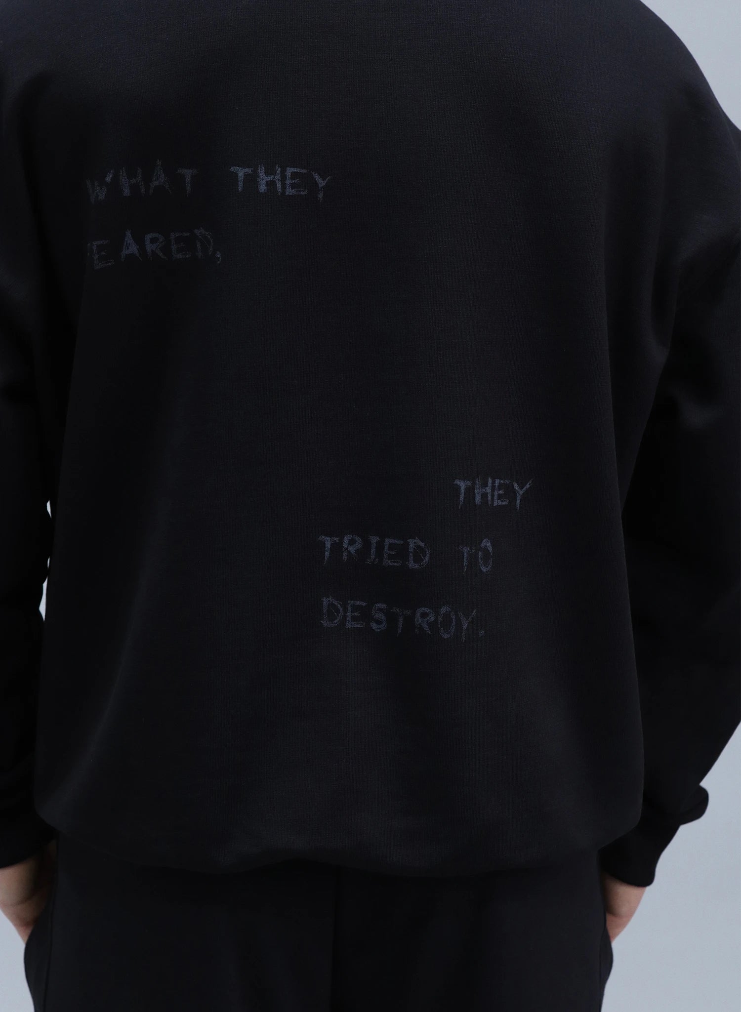 HANORAC NEGRU MYTHOLOGY OVERSIZED HP1 - H02