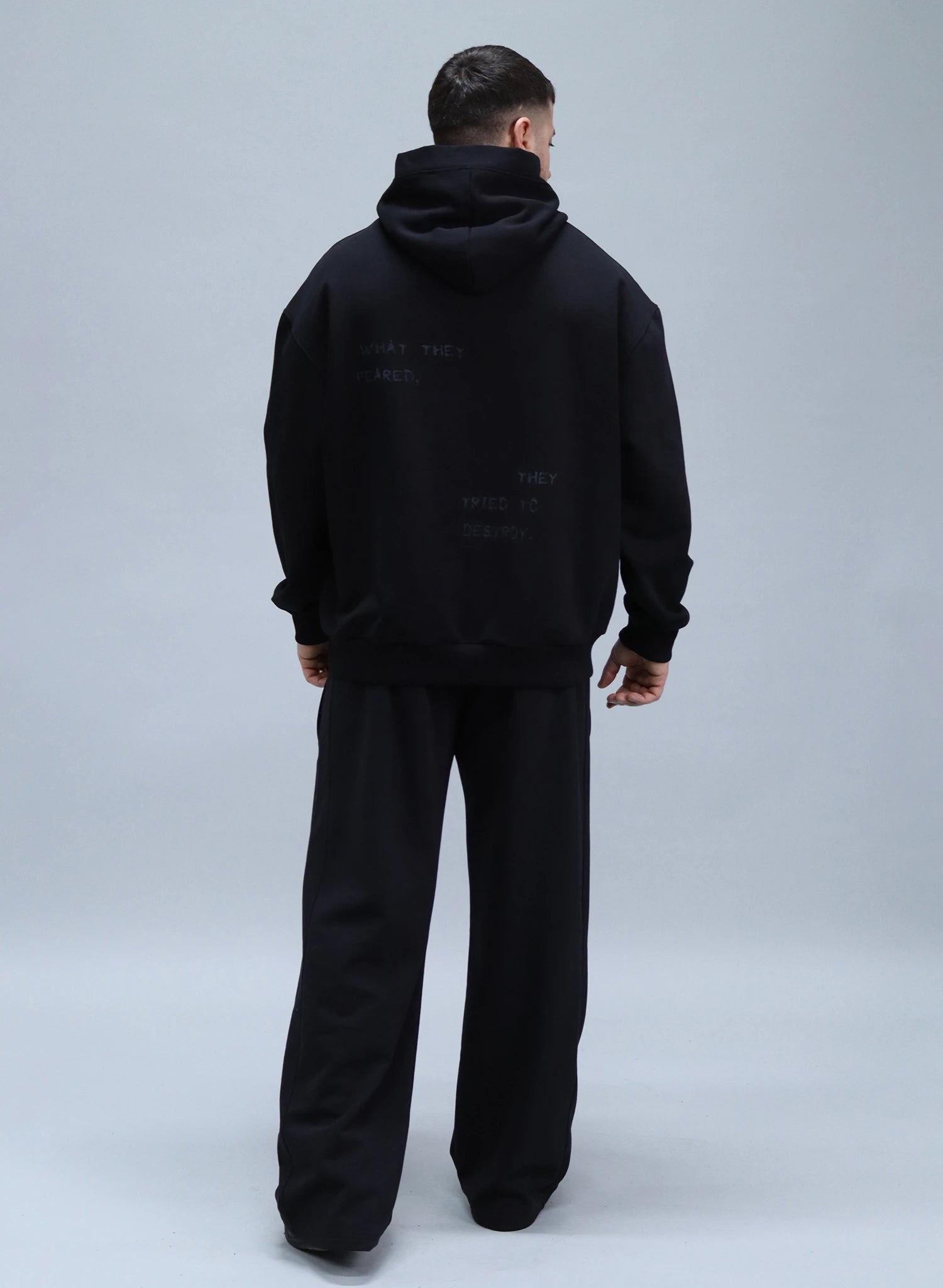 HANORAC NEGRU MYTHOLOGY OVERSIZED HP1 - H02