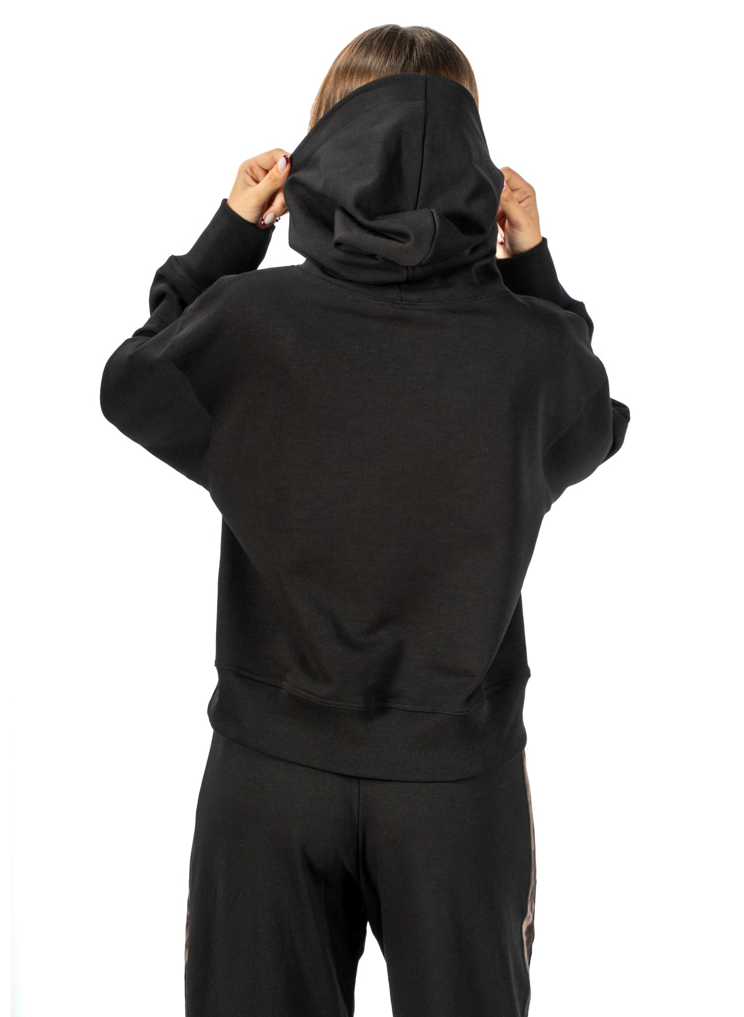 HANORAC NEGRU CROPSHELL HD00