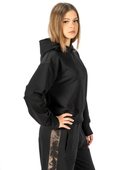 HANORAC NEGRU CROPSHELL HD00