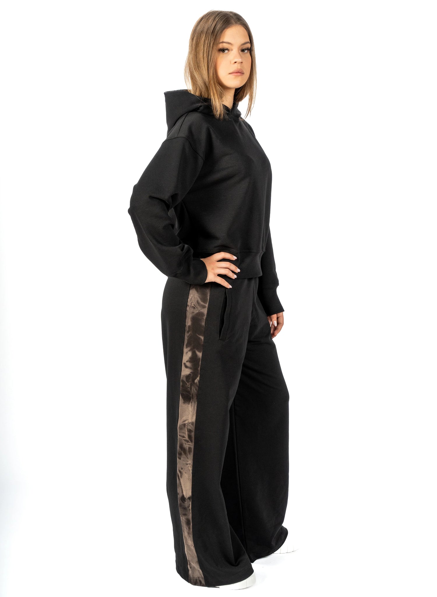 HANORAC NEGRU CROPSHELL HD00