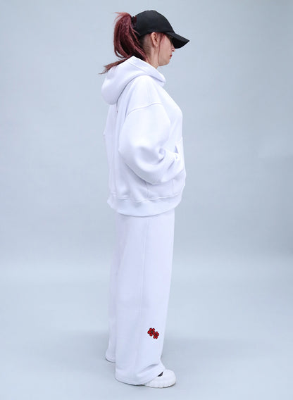 PANTALONI DAMA EVAZATI CU BRODERIE FLOWERS PDP3-PD01