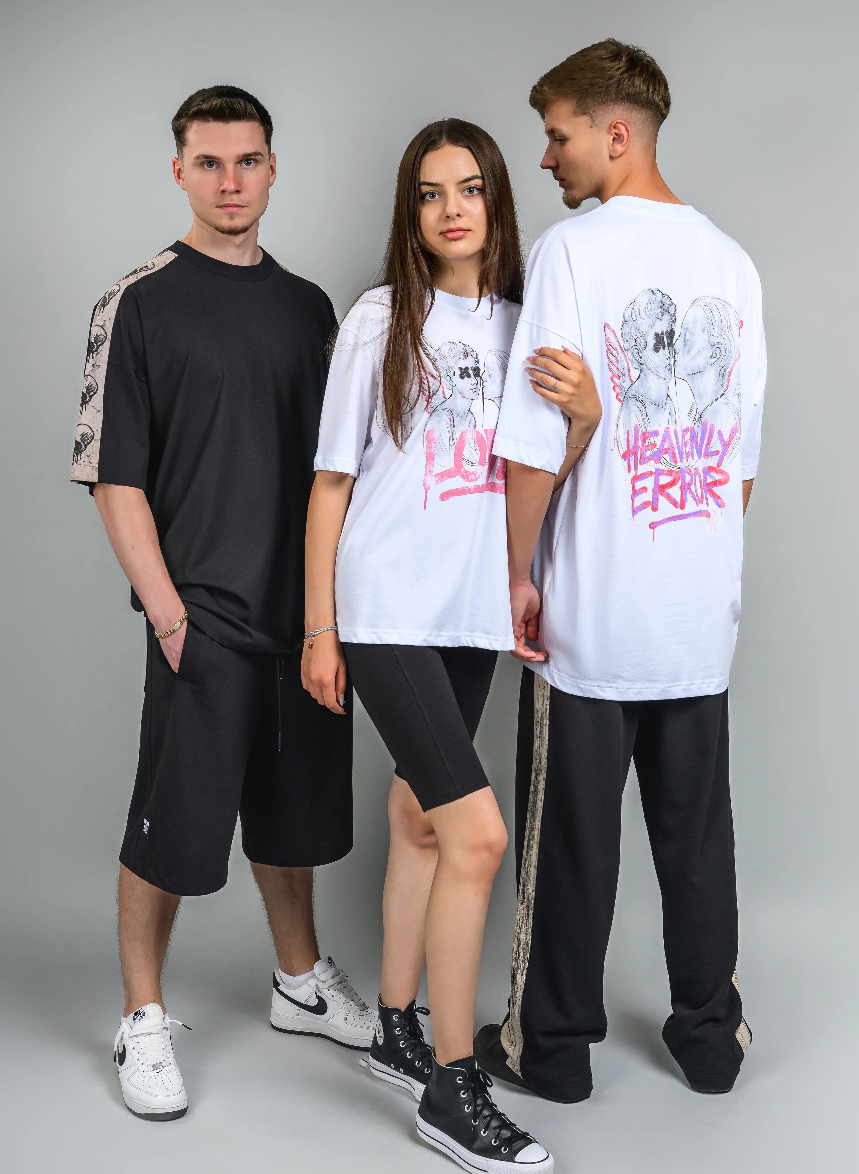 TRICOU ALB CU PRINT LOVE TDP3 - TD06