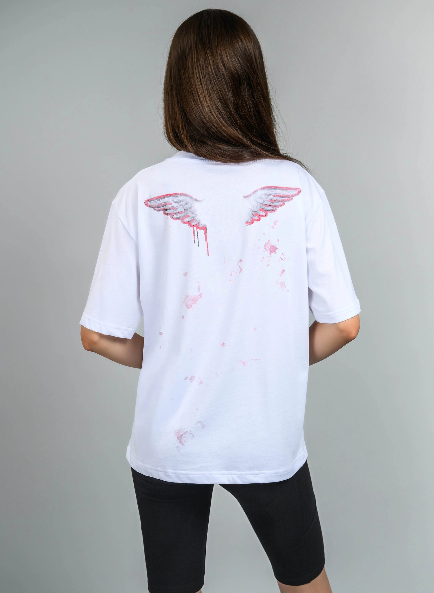 TRICOU ALB CU PRINT LOVE TDP3 - TD06