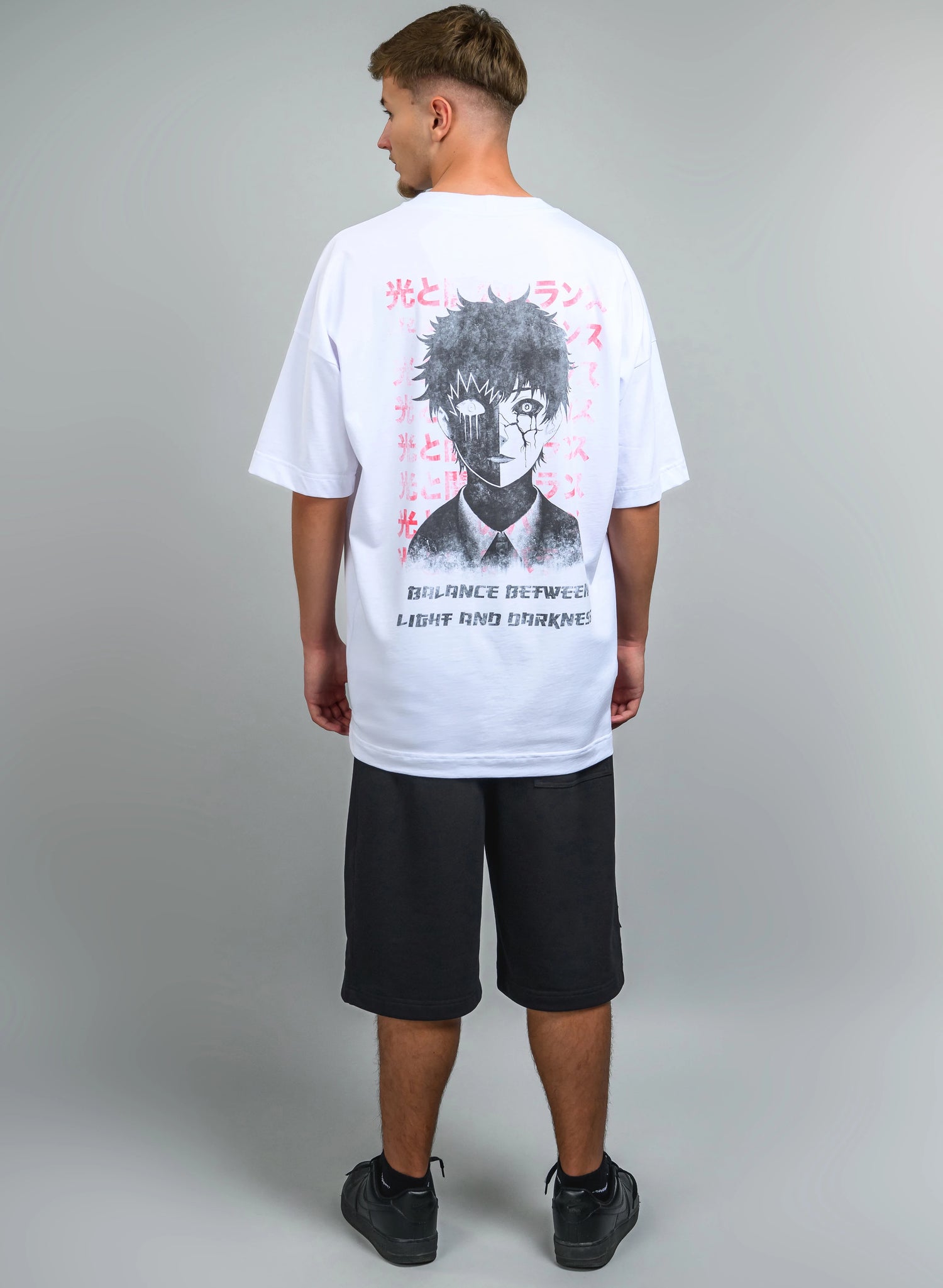 TRICOU OVERSIZED ALB BALANCE MANGA TP2 - T016