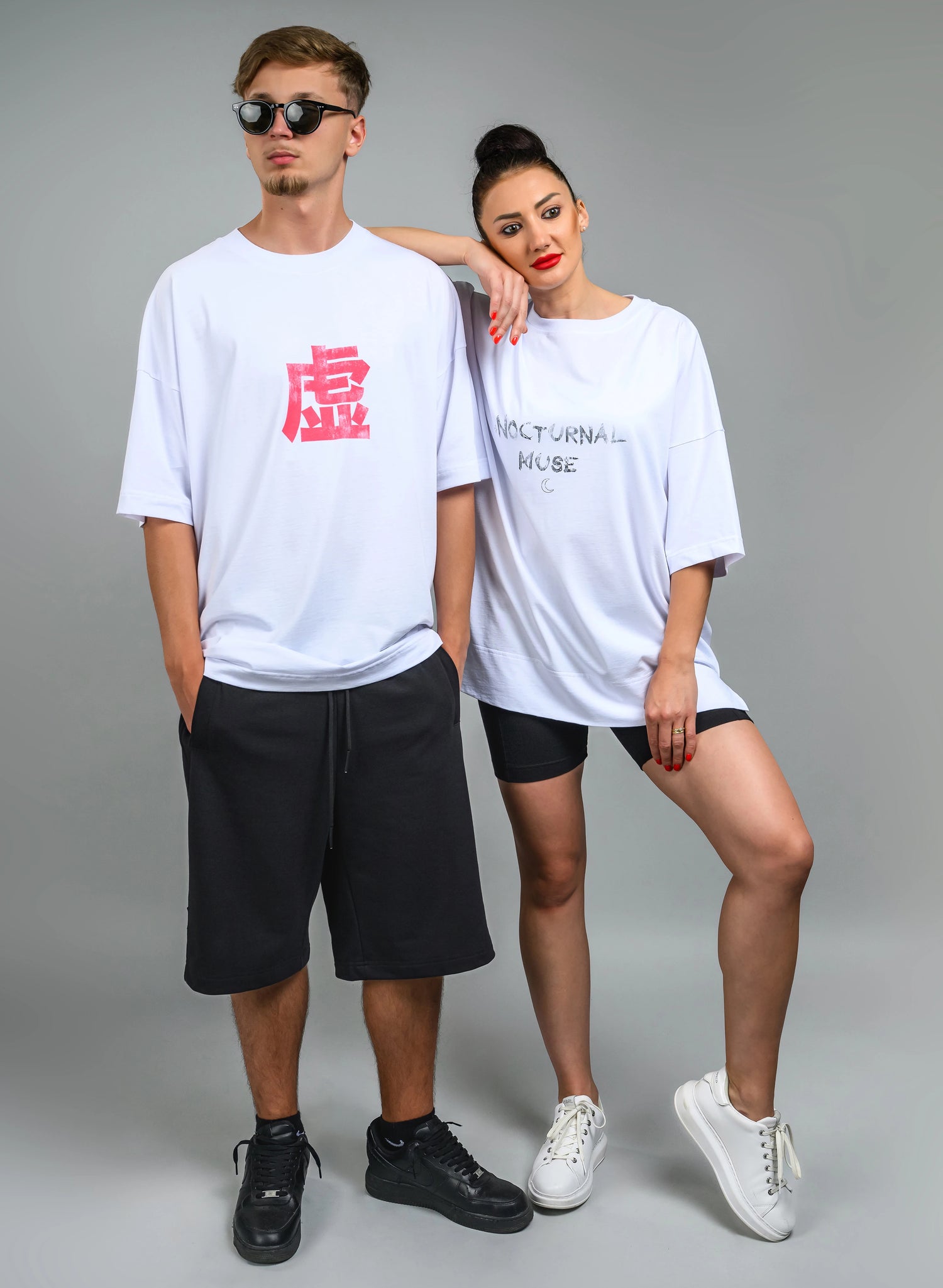 TRICOU OVERSIZED ALB BALANCE MANGA TP2 - T016