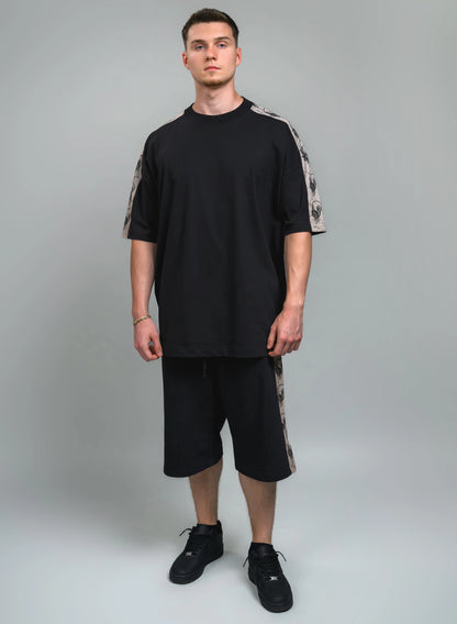 TRICOU BARBATI CU LATERALE SKULL LINE TP2 - T021