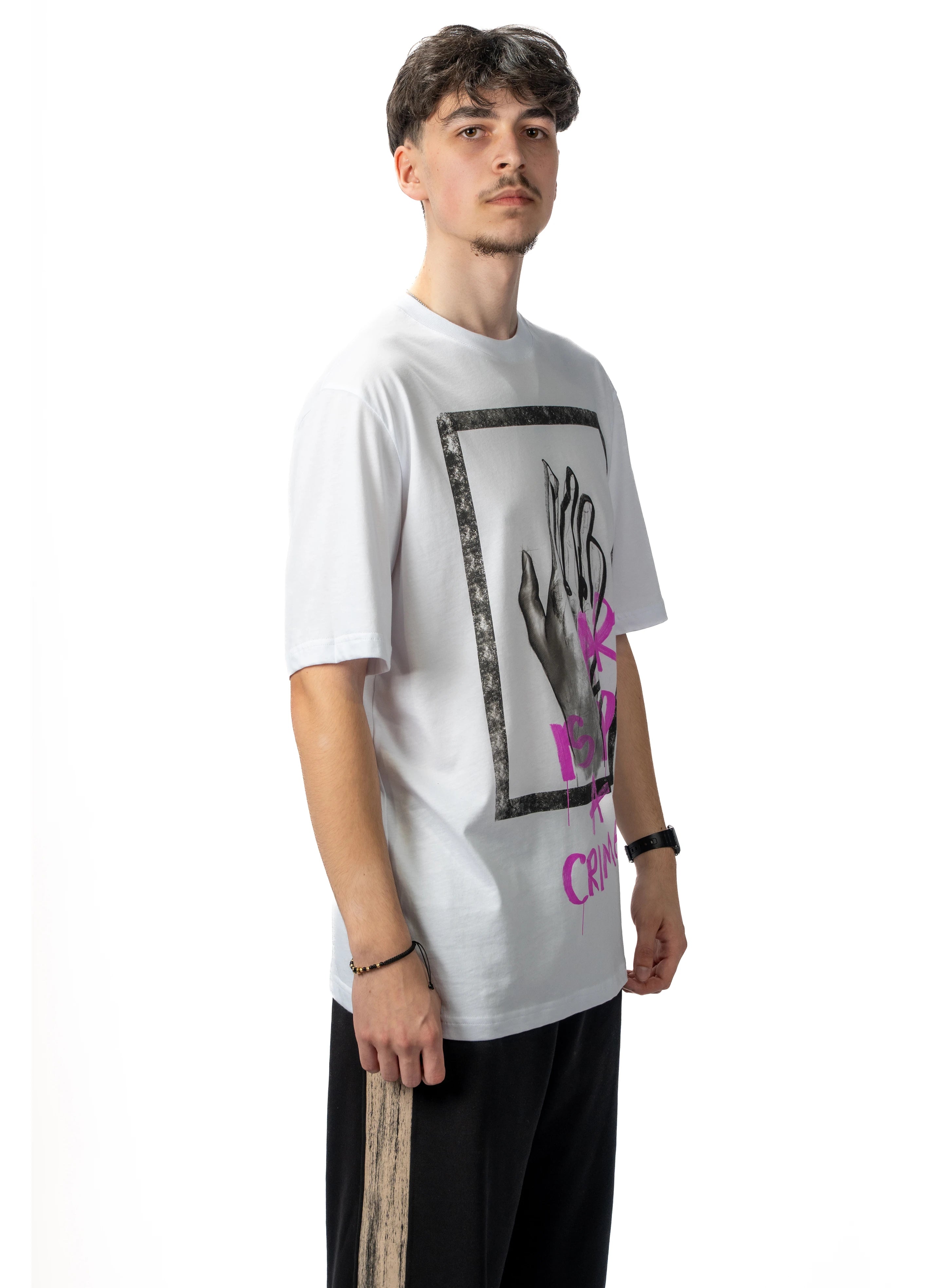 TRICOU ART IS NOT A CRIME FLATCUT T005