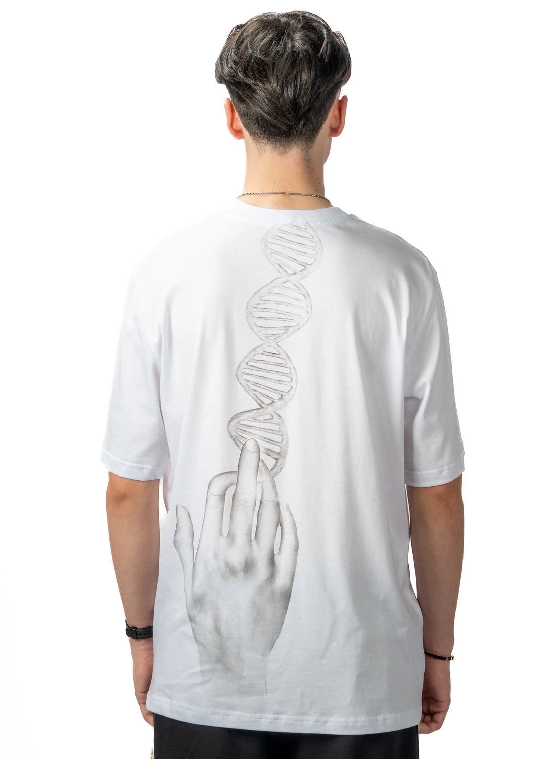 TRICOU DNA WE ARE CODE ALB FLATCUT T007