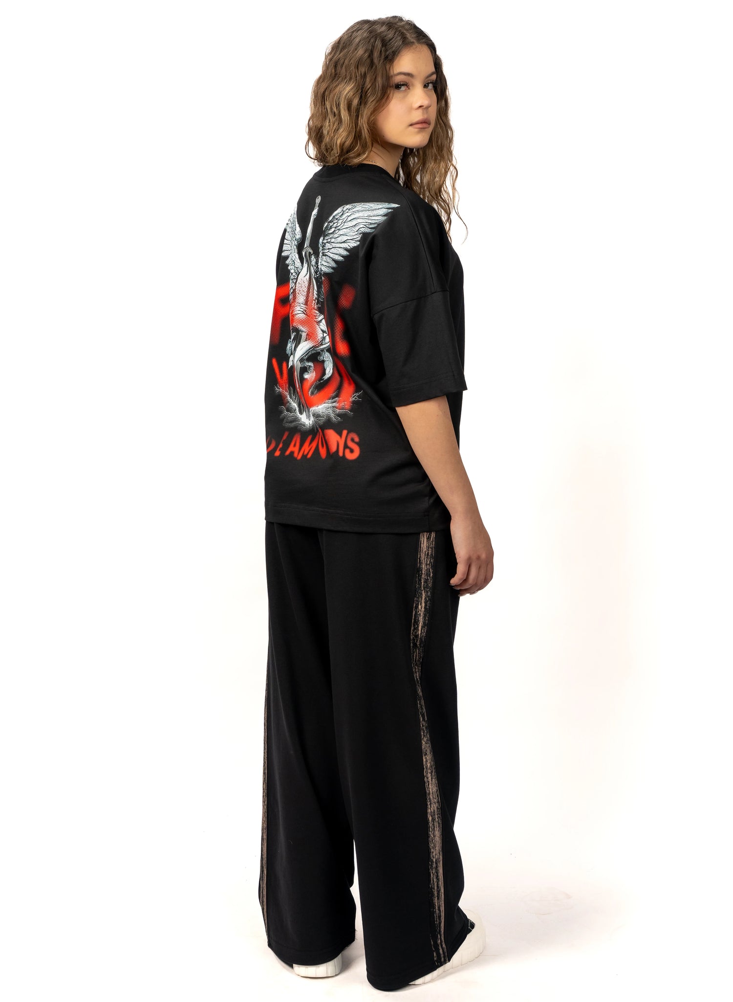 TRICOU FEARLESS FACE YOUR DEMONS OVERSIZED TD06