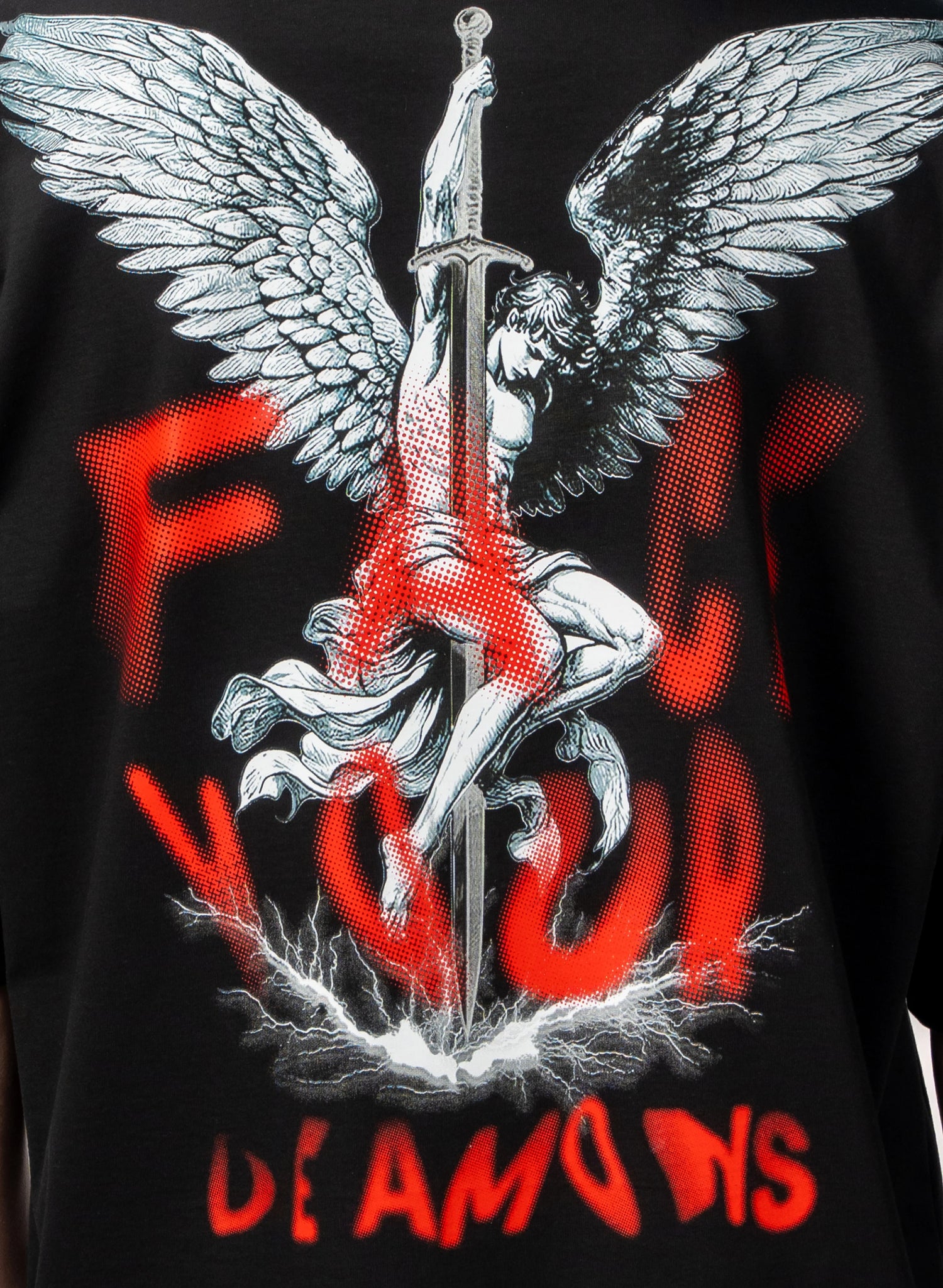 TRICOU FEARLESS FACE YOUR DEMONS OVERSIZED TD06