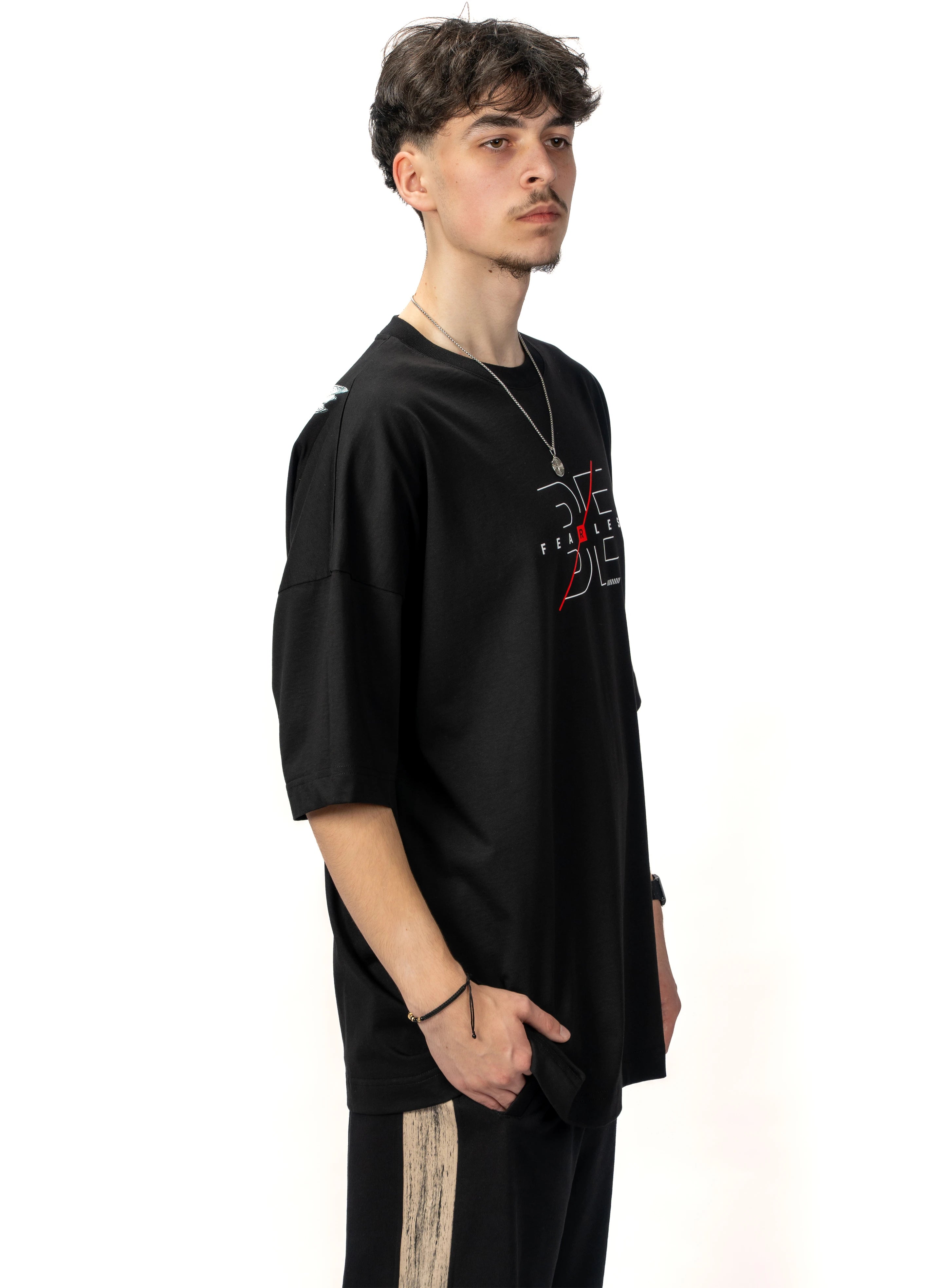 TRICOU FACE YOUR DEMONS OVERSIZED T012