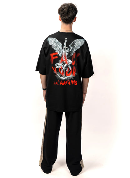 TRICOU FACE YOUR DEMONS OVERSIZED T012