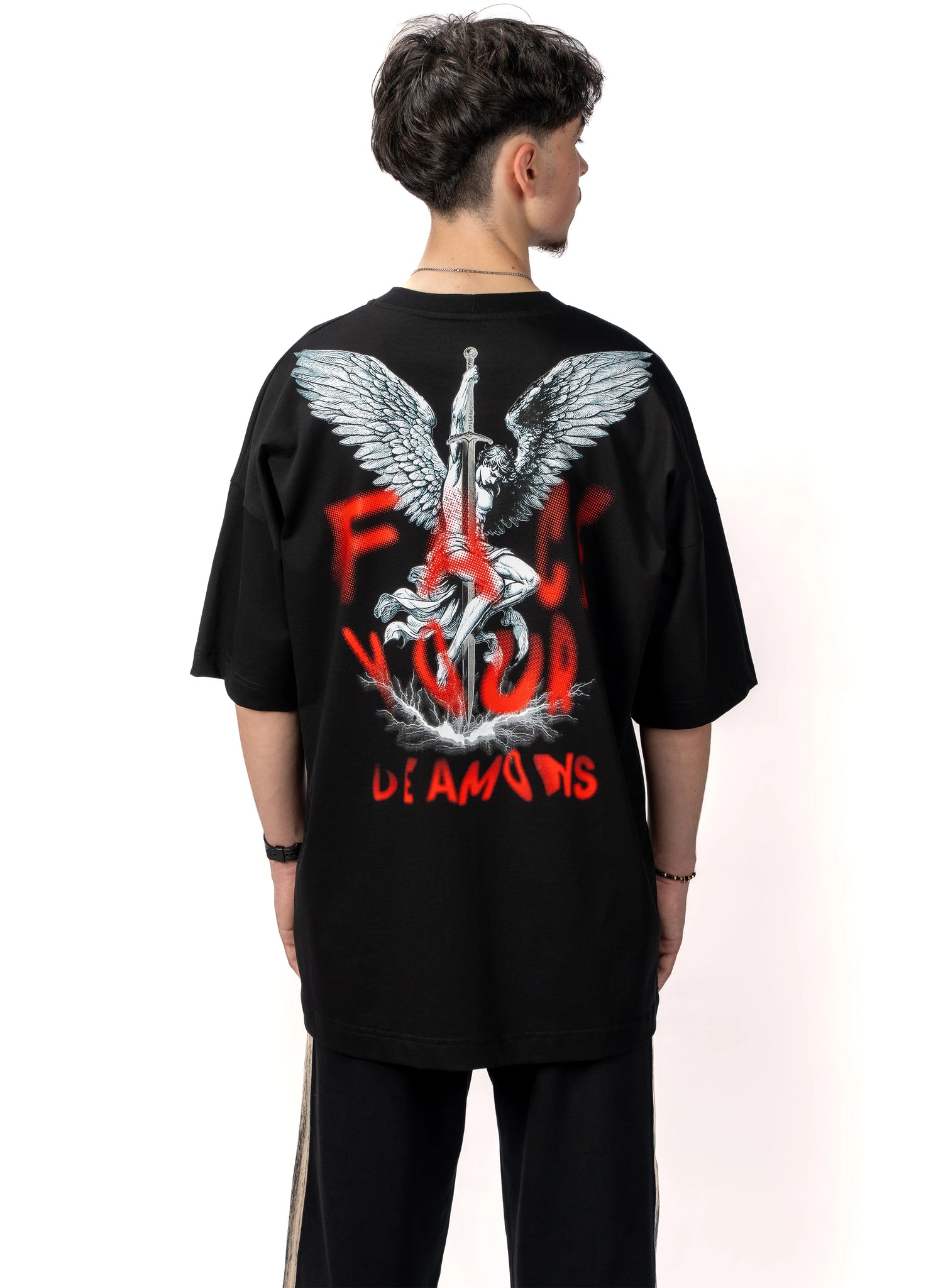 TRICOU FACE YOUR DEMONS OVERSIZED T012