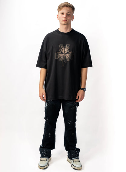 TRICOU  ILLUSION OF FREEDOM OVERSIZED T010