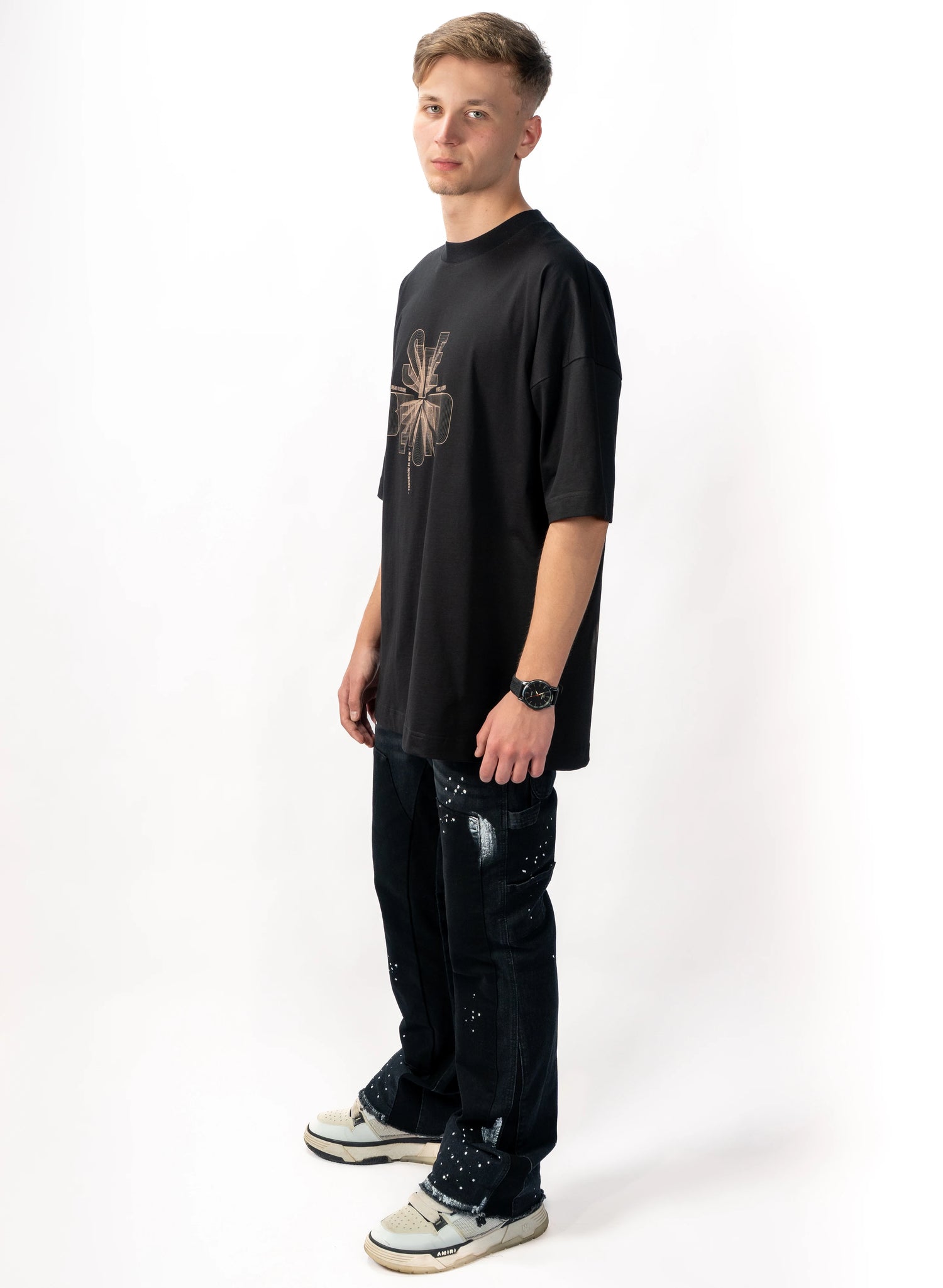 TRICOU  ILLUSION OF FREEDOM OVERSIZED T010